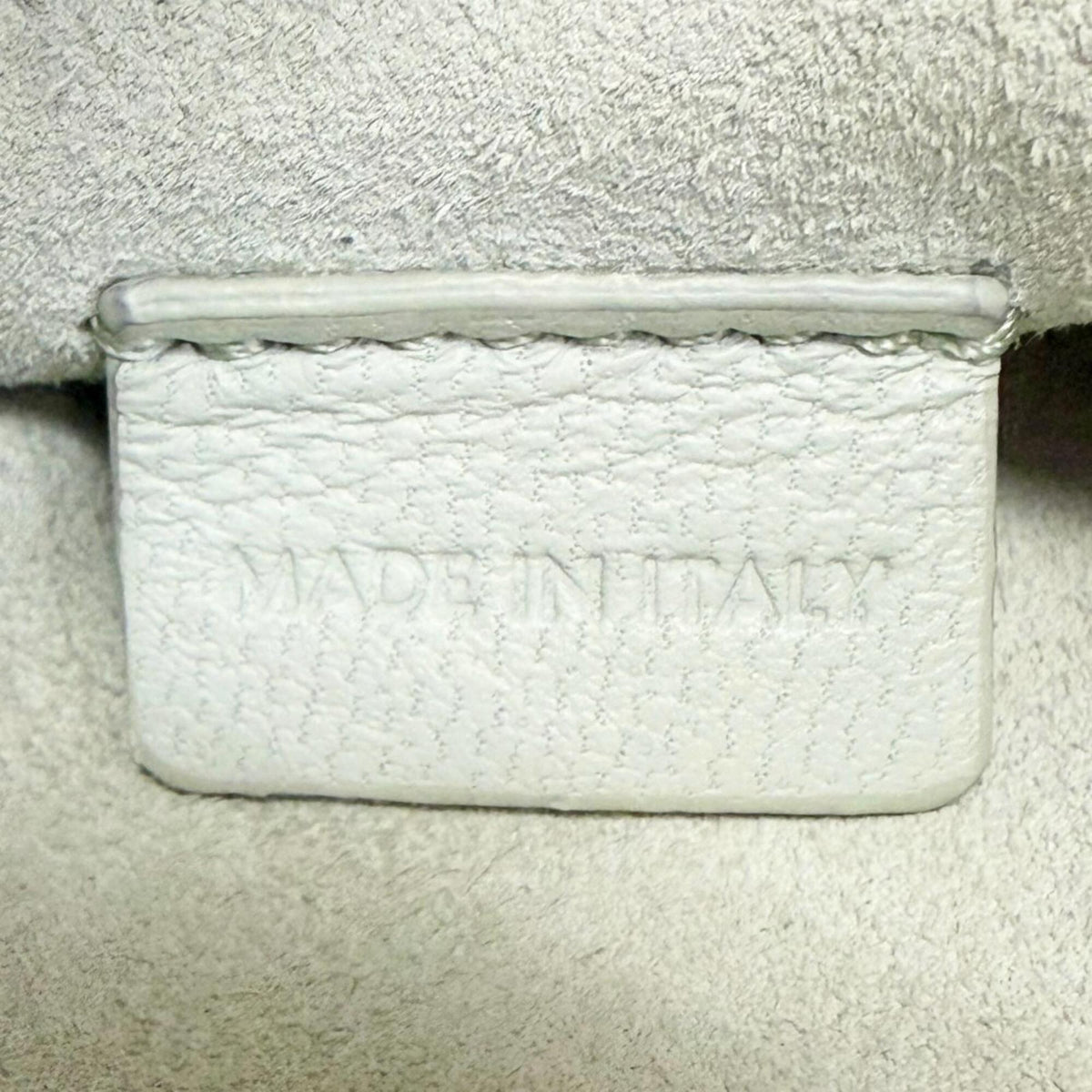 Celine Light Green Leather Pouch Shoulder Bag (Pre-Owned)