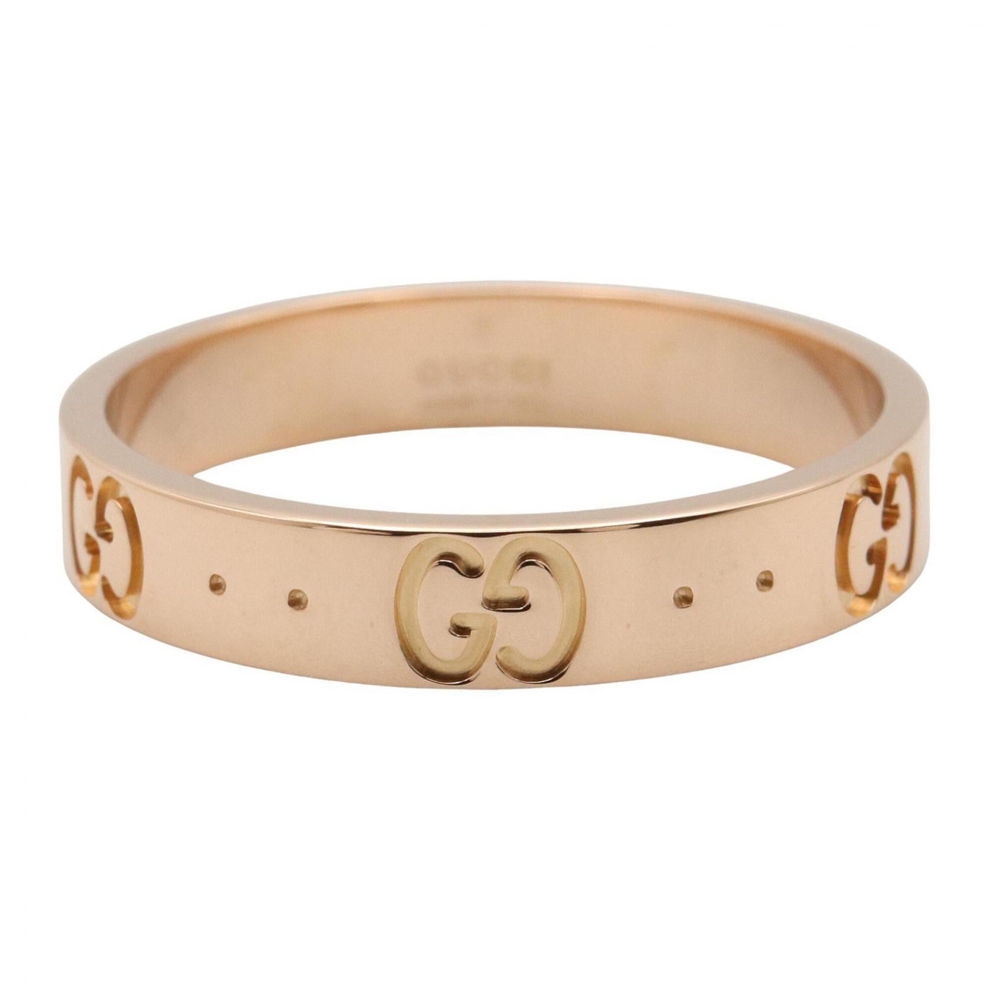 Gucci Gold Pink Gold (18K) Band Ring (Pre-Owned)