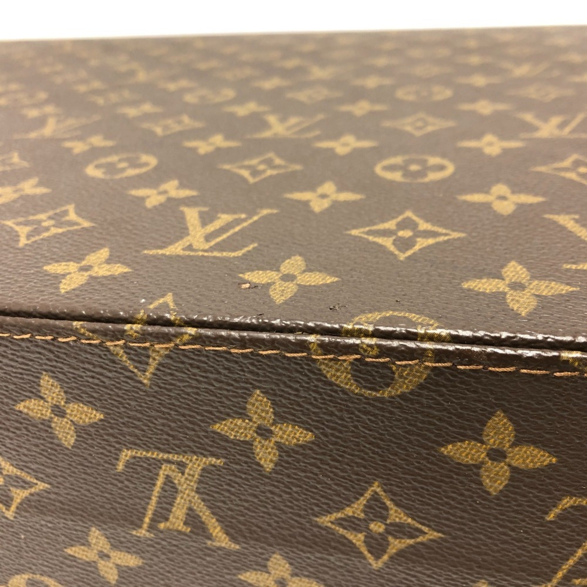 Louis Vuitton Monogram Brown Galle Monogram Monogram Attaché Case Briefcase (Pre-Owned)