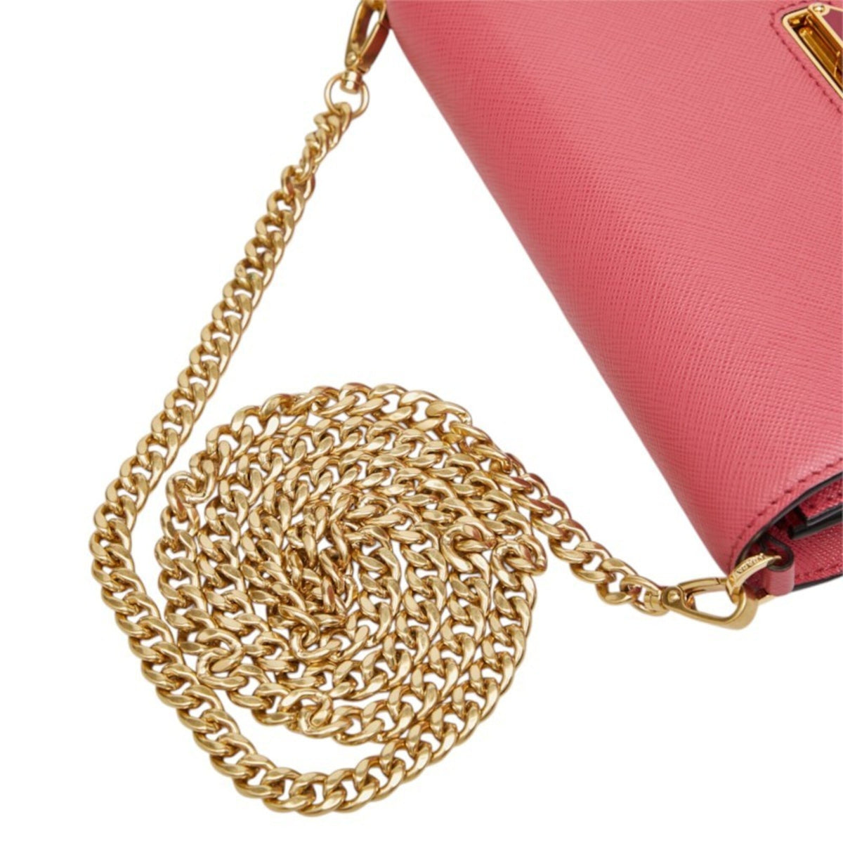 Prada Pink Saffiano Shoulder Bag (Pre-Owned)