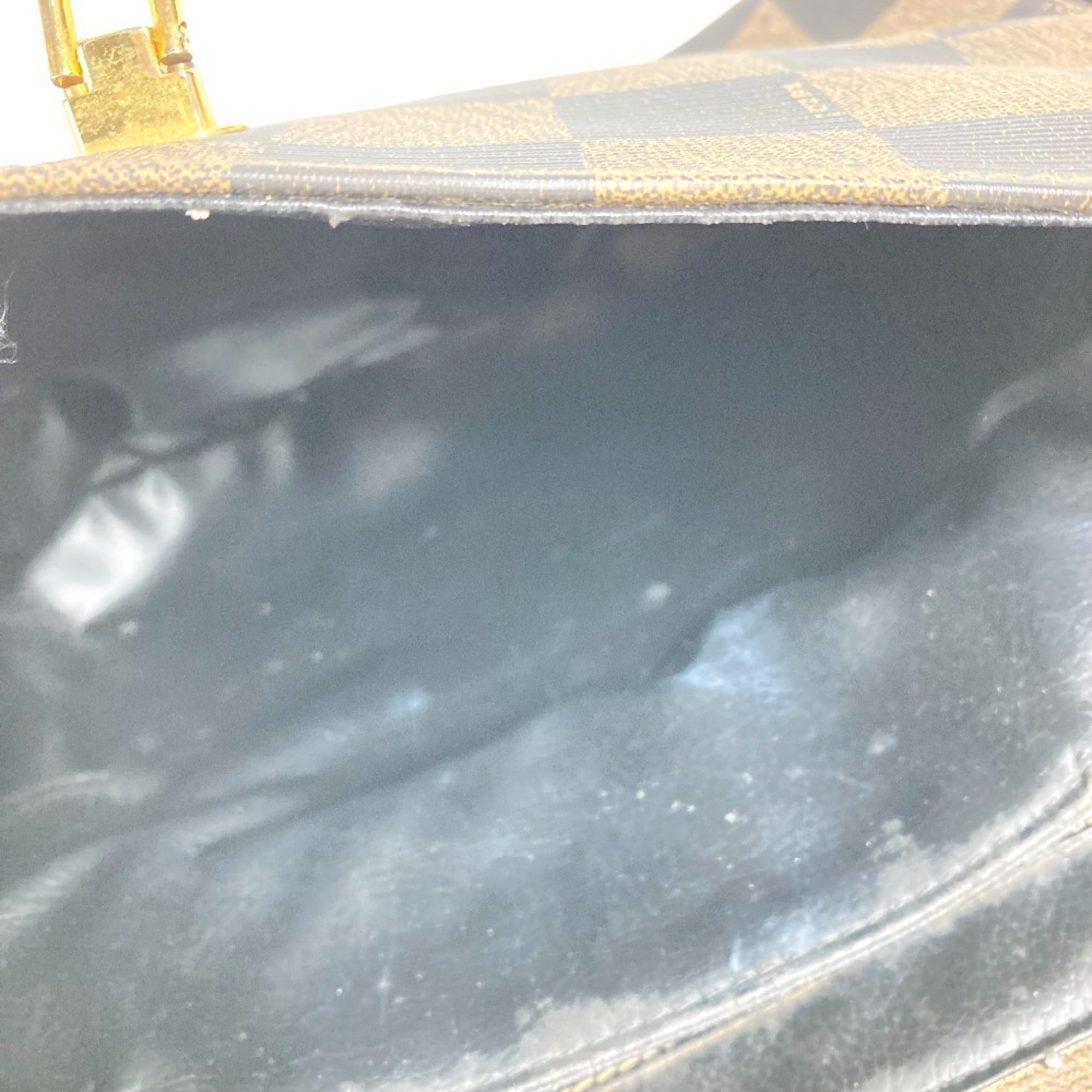 Fendi Brown Khaki Leather Pvc Handbag Tote Bag (Pre-Owned)