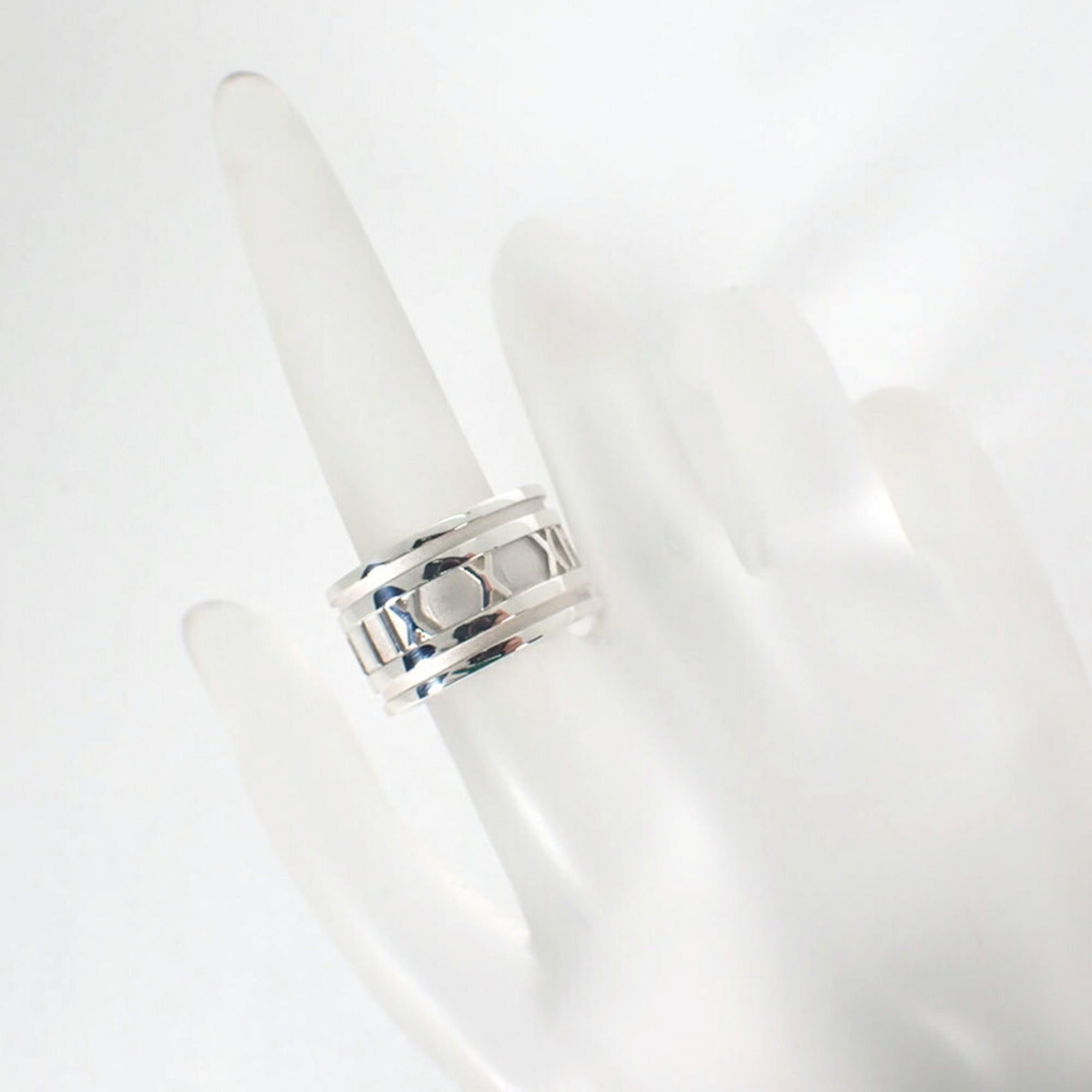 Tiffany Sterling Silver 925 Band Ring (Pre-Owned)