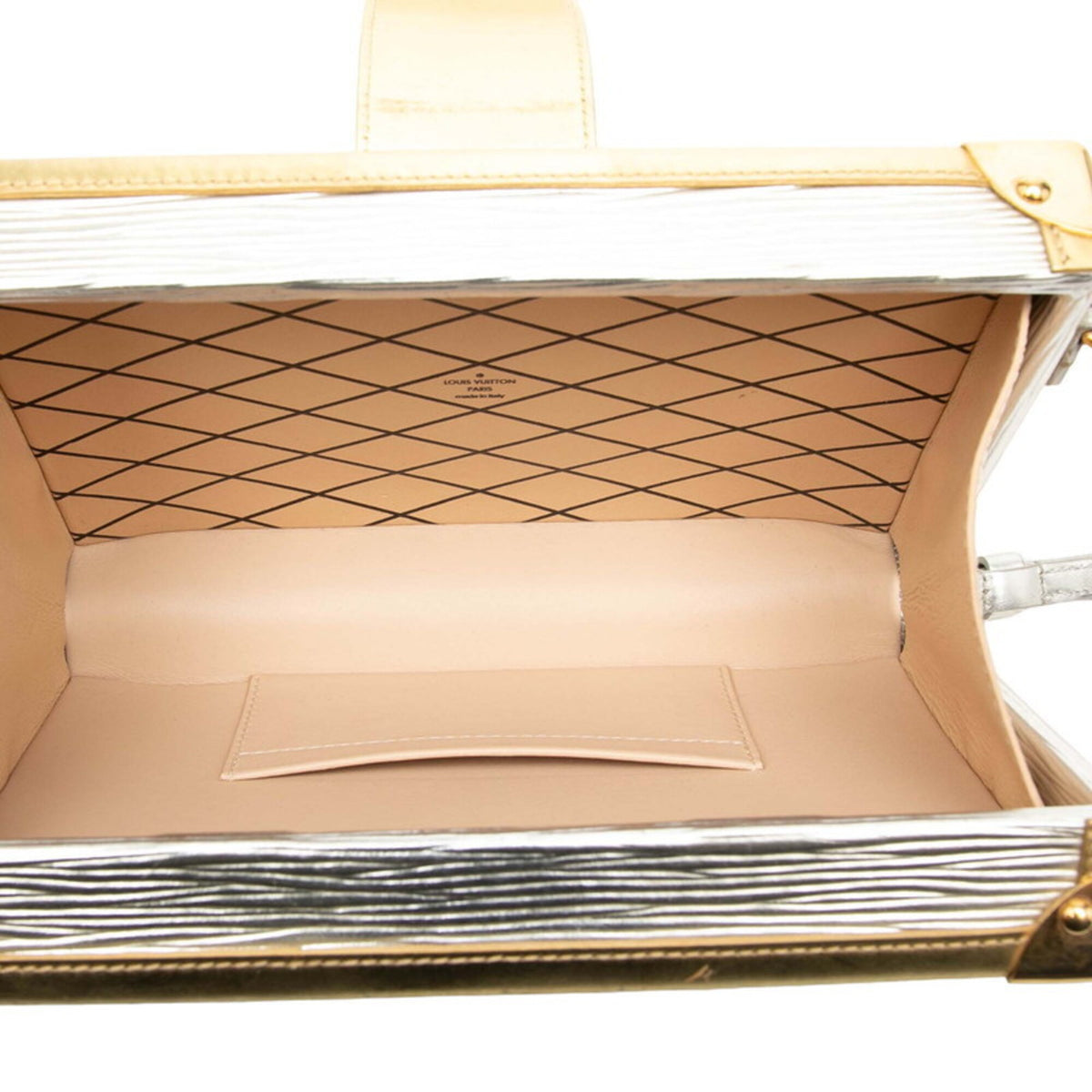 Louis Vuitton Gold Silver Leather Shoulder Bag (Pre-Owned)