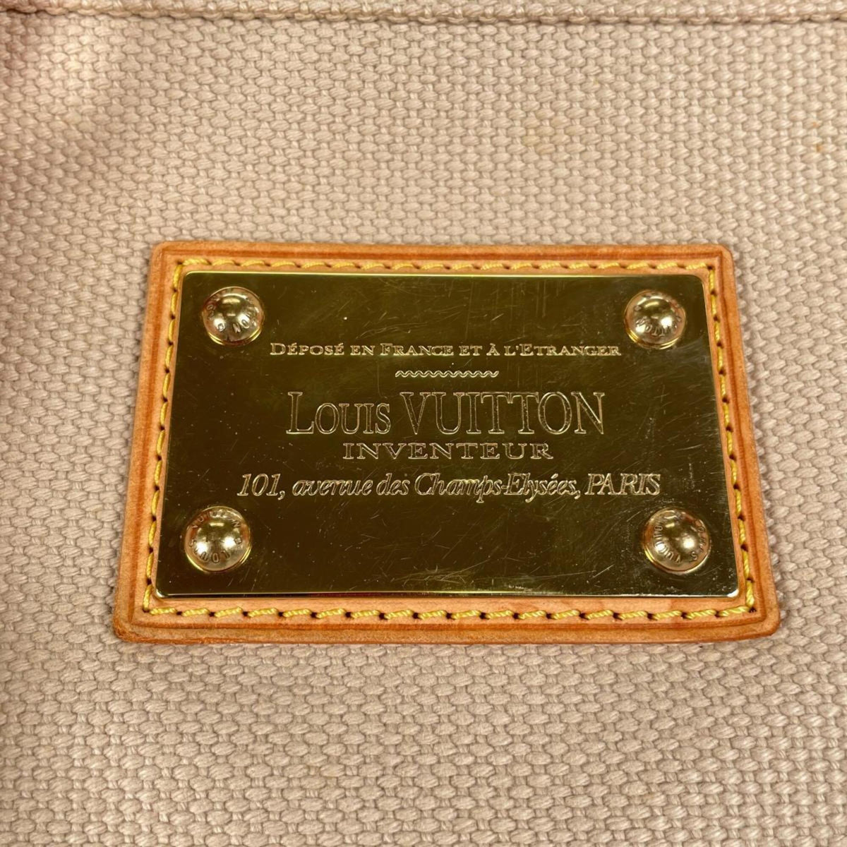 Louis Vuitton Beige Or Canvas Tote Bag (Pre-Owned)