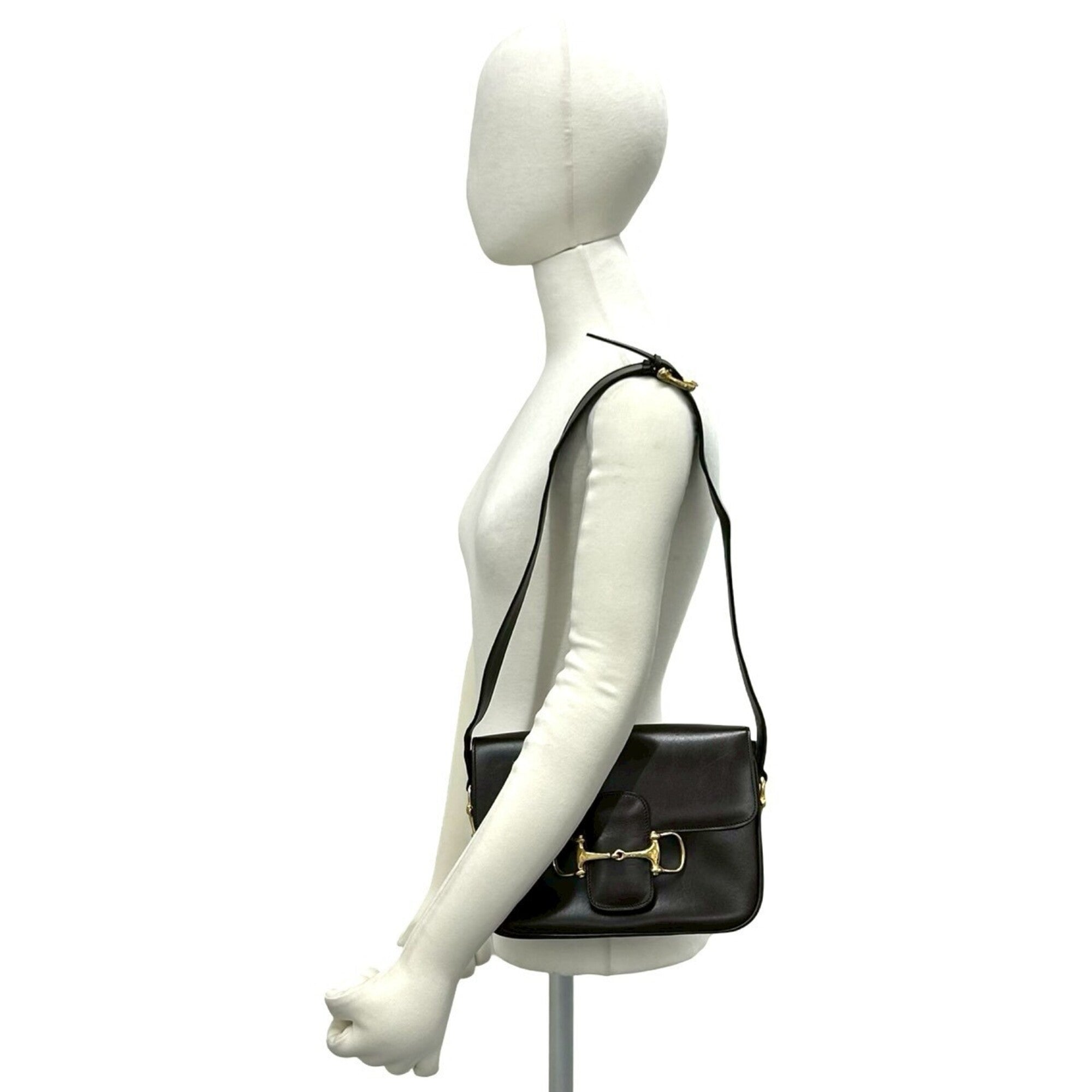 Celine Brown Leather Shoulder Bag (Pre-Owned)