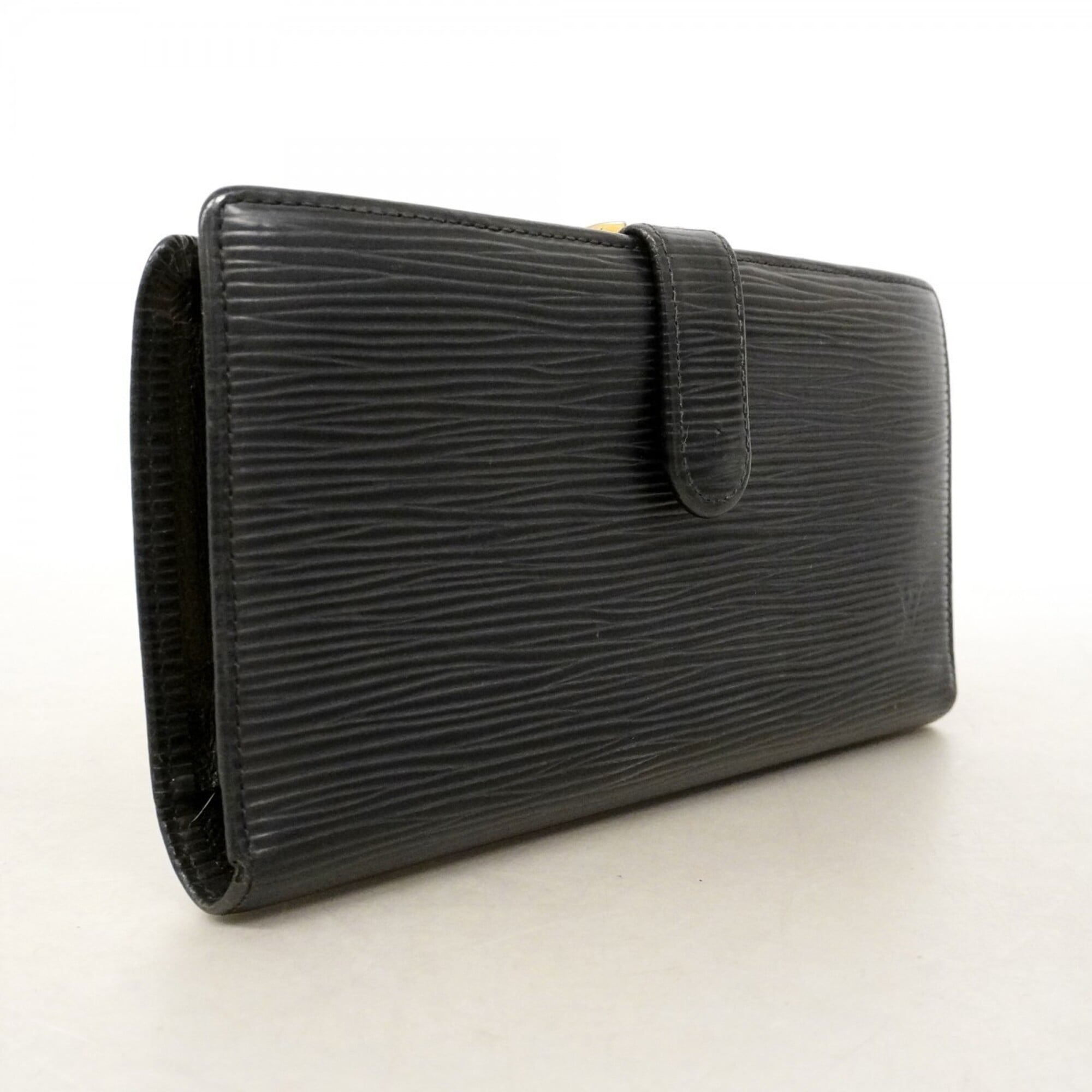 Louis Vuitton Noir Long Wallet (Bi-Fold) (Pre-Owned)