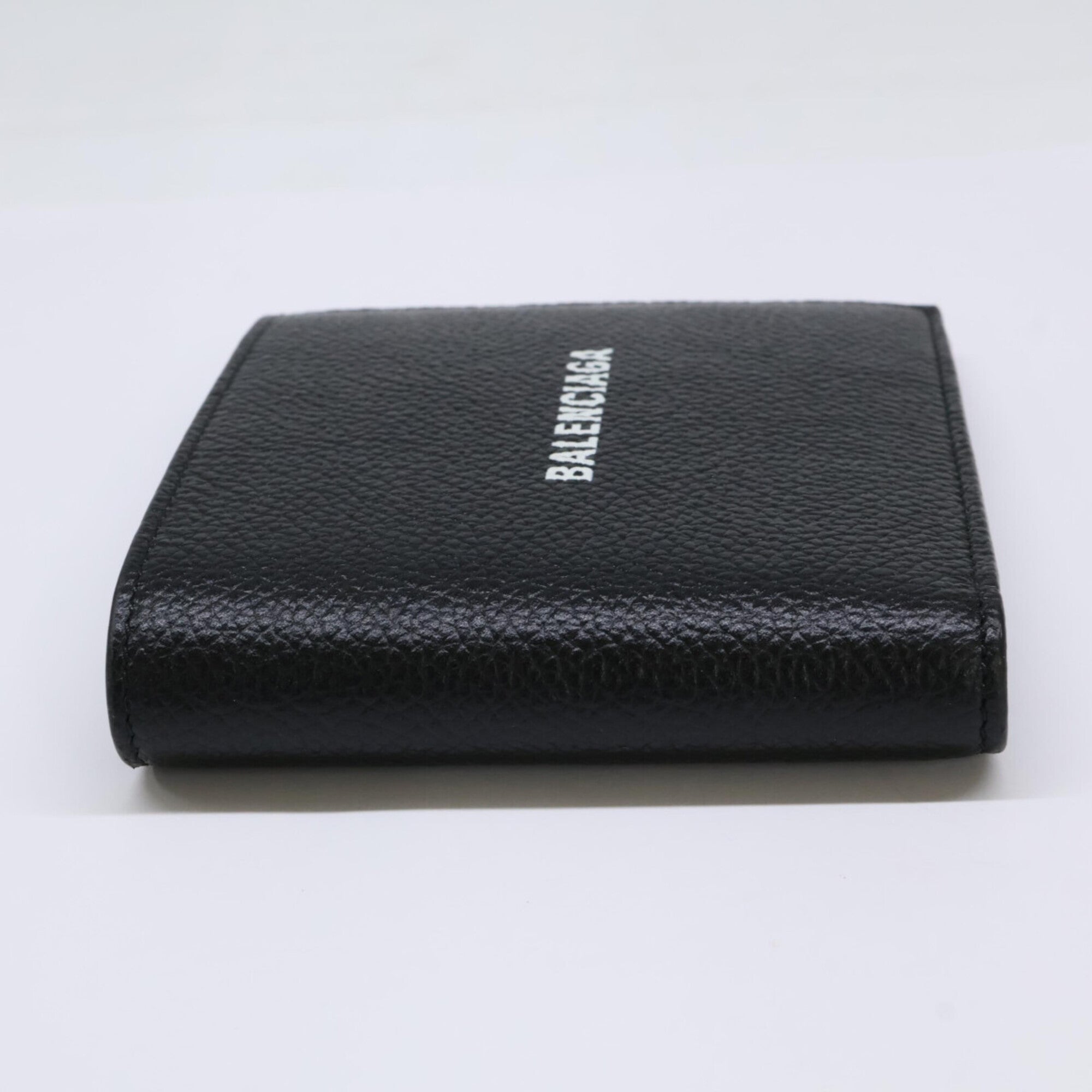 Balenciaga Black White Leather Wallet (Bi-Fold) (Pre-Owned)