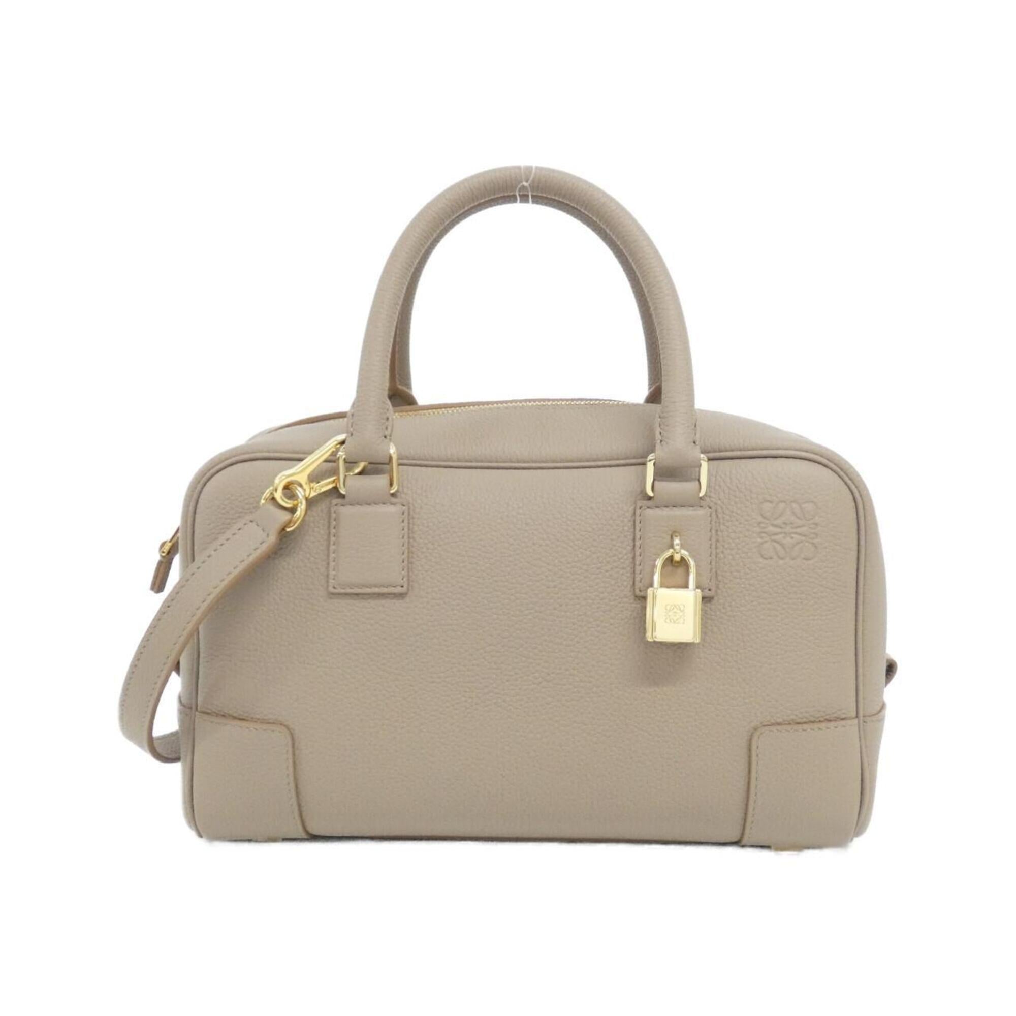 Loewe Sand Leather Handbag (Pre-Owned)