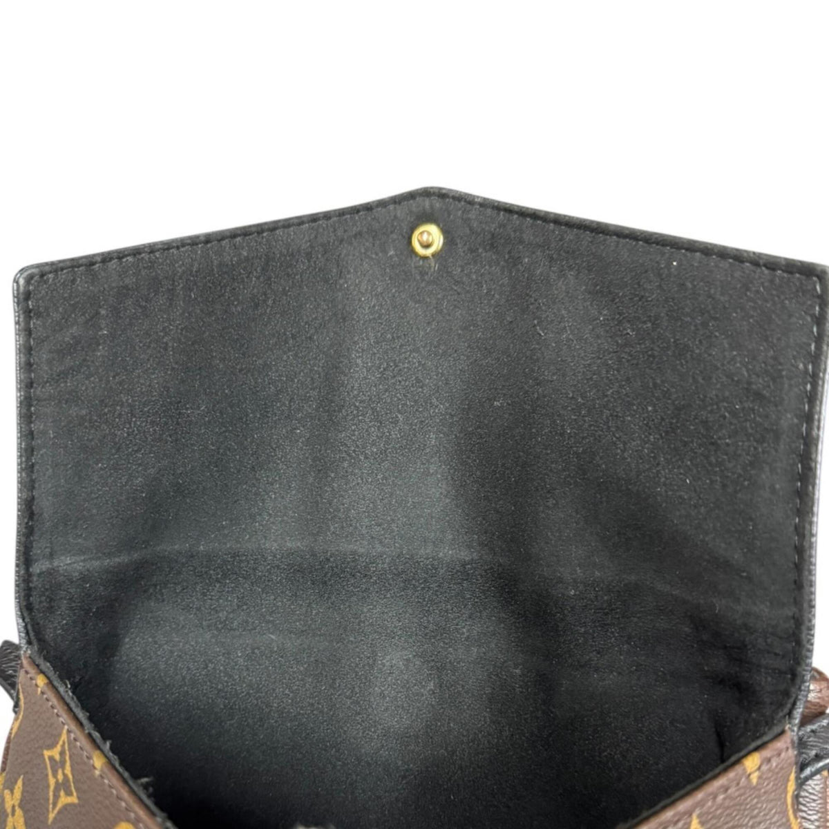 Louis Vuitton Black Brown Noir Monogram Canvas Shoulder Bag (Pre-Owned)