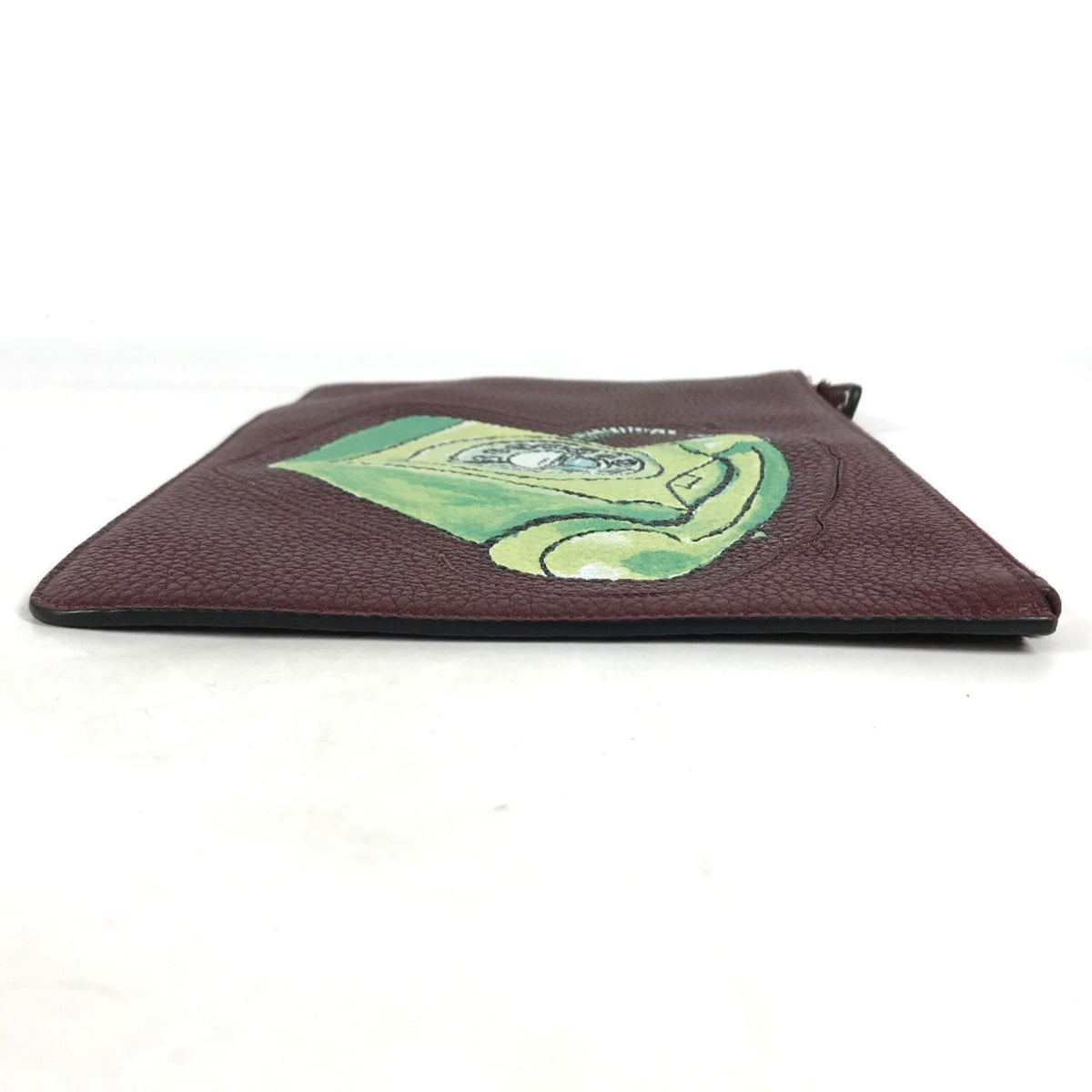 Fendi Brown Leather Clutch Bag (Pre-Owned)