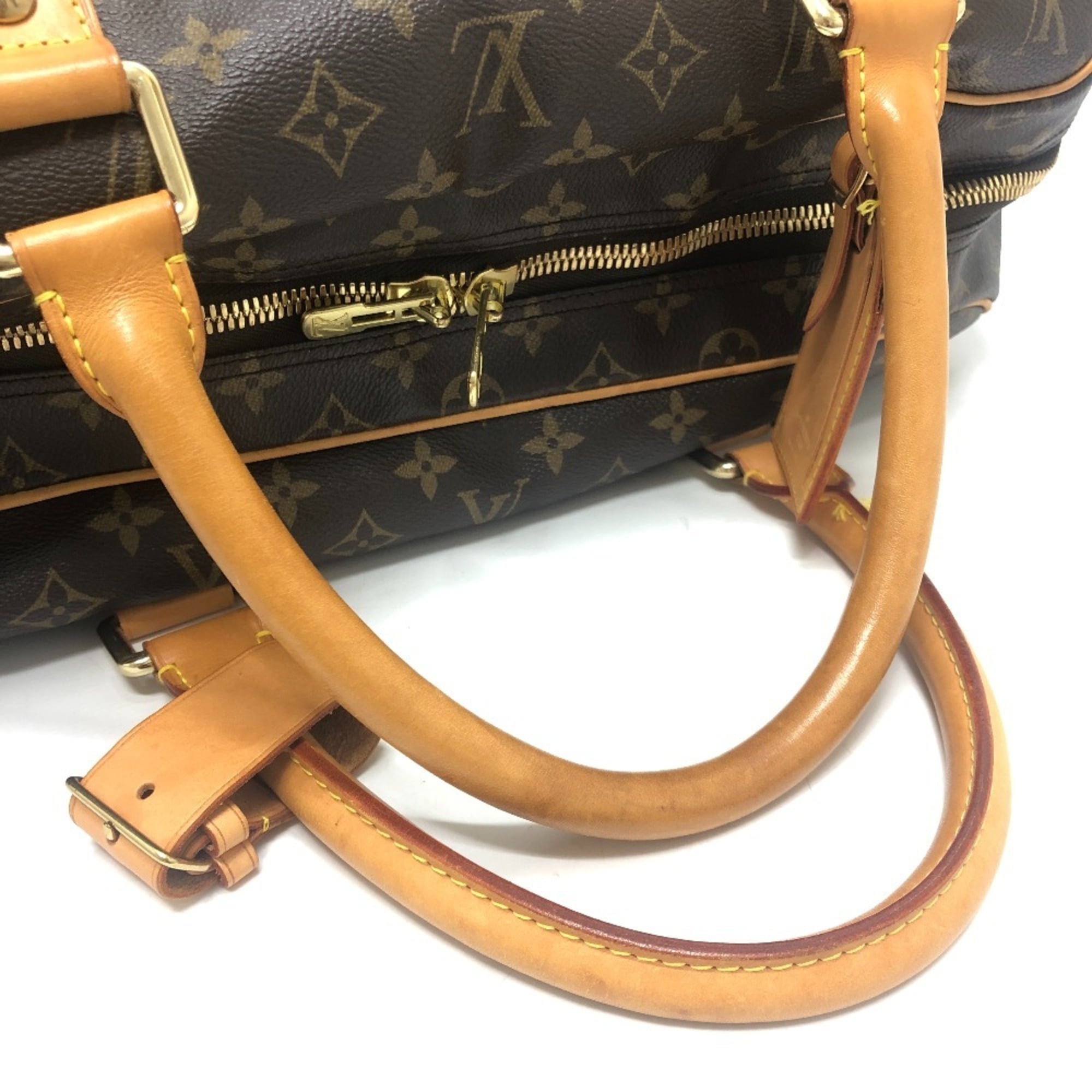 Louis Vuitton Brown Monogram Canvas Boston Bag (Pre-Owned)