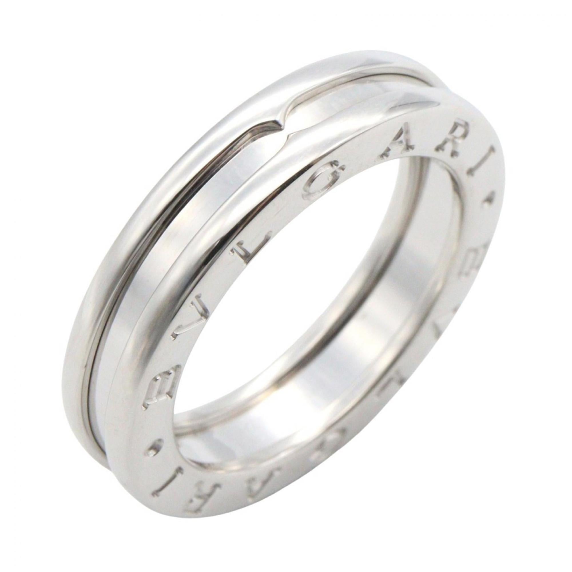Bvlgari Silver White Gold (18K) Band Ring (Pre-Owned)
