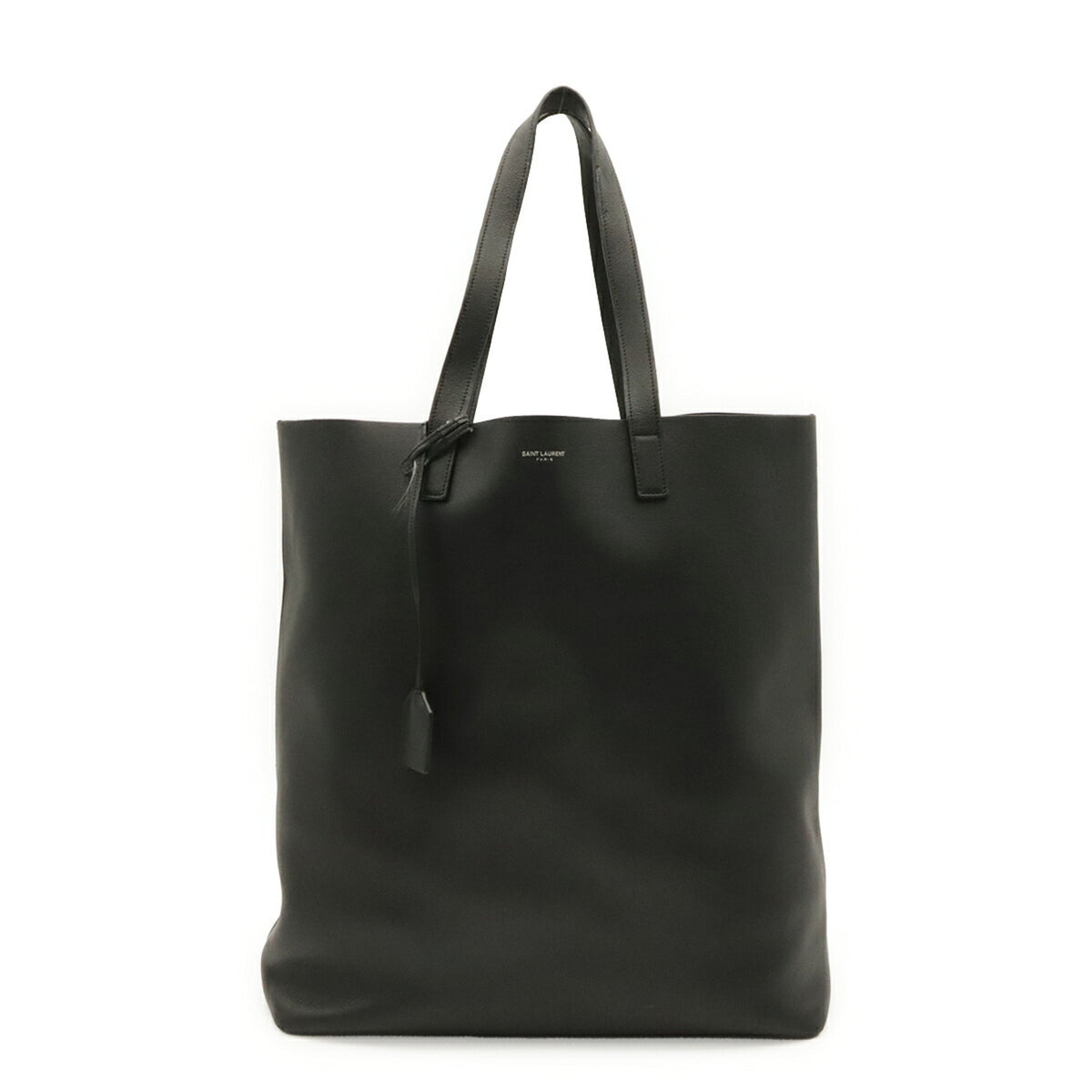 Yves Saint Laurent Black Leather Tote Bag (Pre-Owned)