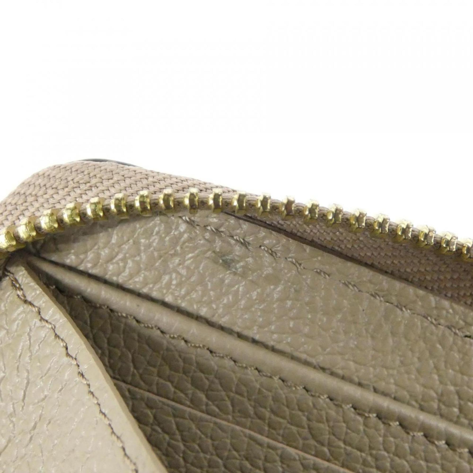 Louis Vuitton Monogram Empreinte Tourterelle Leather Long Wallet (Bi-Fold) (Pre-Owned)