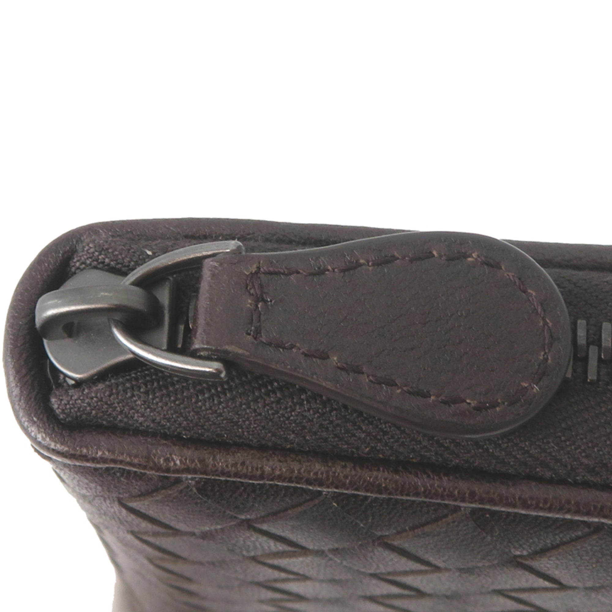 Bottega Veneta Brown Leather Long Wallet (Bi-Fold) (Pre-Owned)