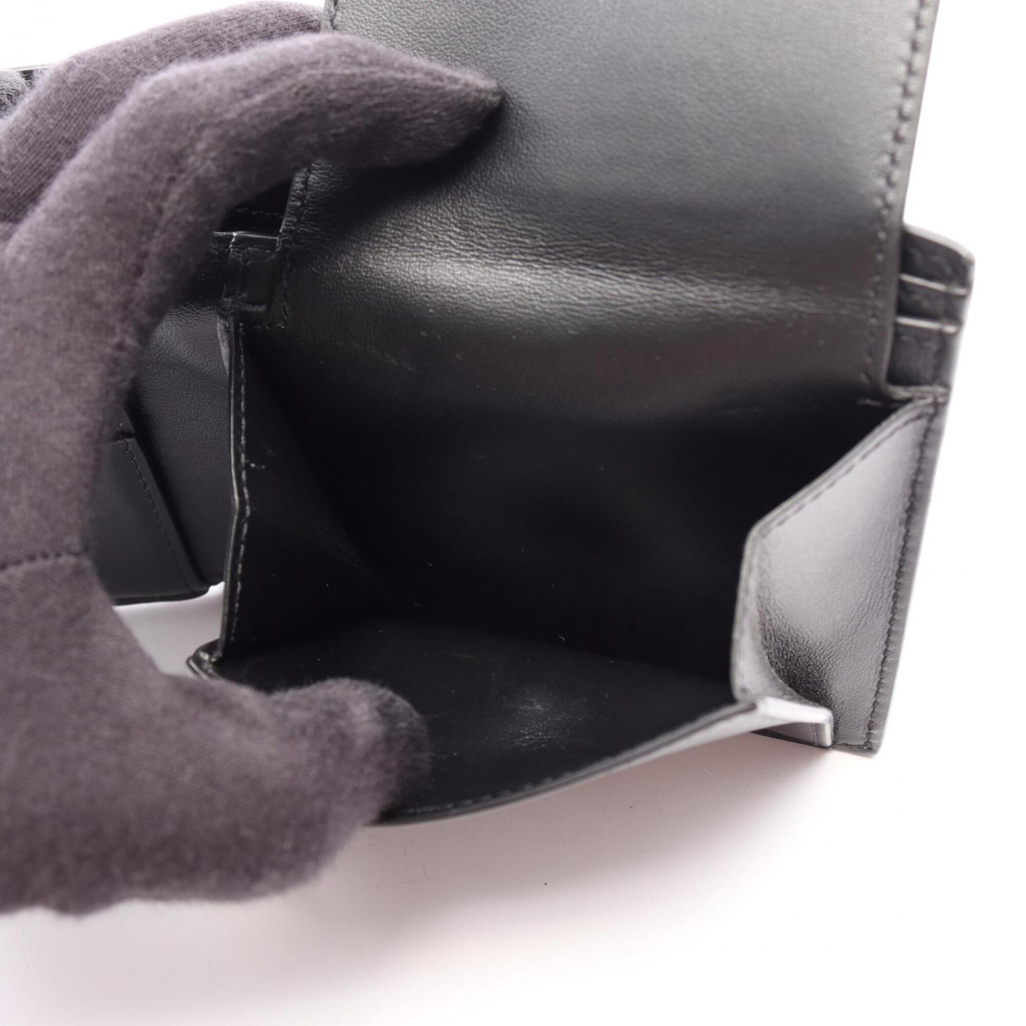 Celine Black Leather Wallet (Bi-Fold) (Pre-Owned)