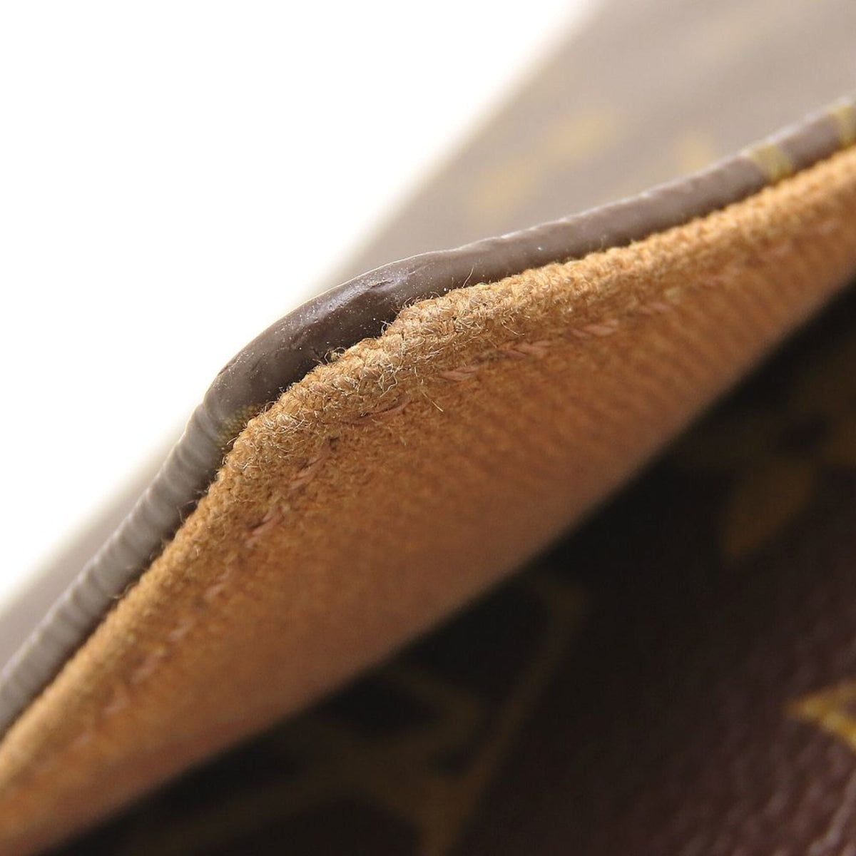 Louis Vuitton Brown Monogram Canvas Handbag (Pre-Owned)