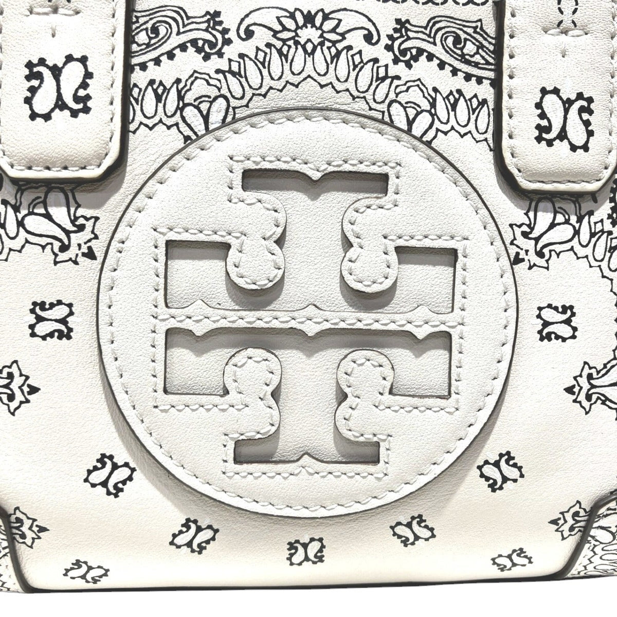 Tory Burch White Leather Shoulder Bag (Pre-Owned)