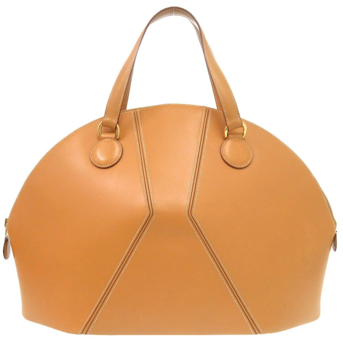 Hermes Natural Chamonix Leather Handbag (Pre-Owned)