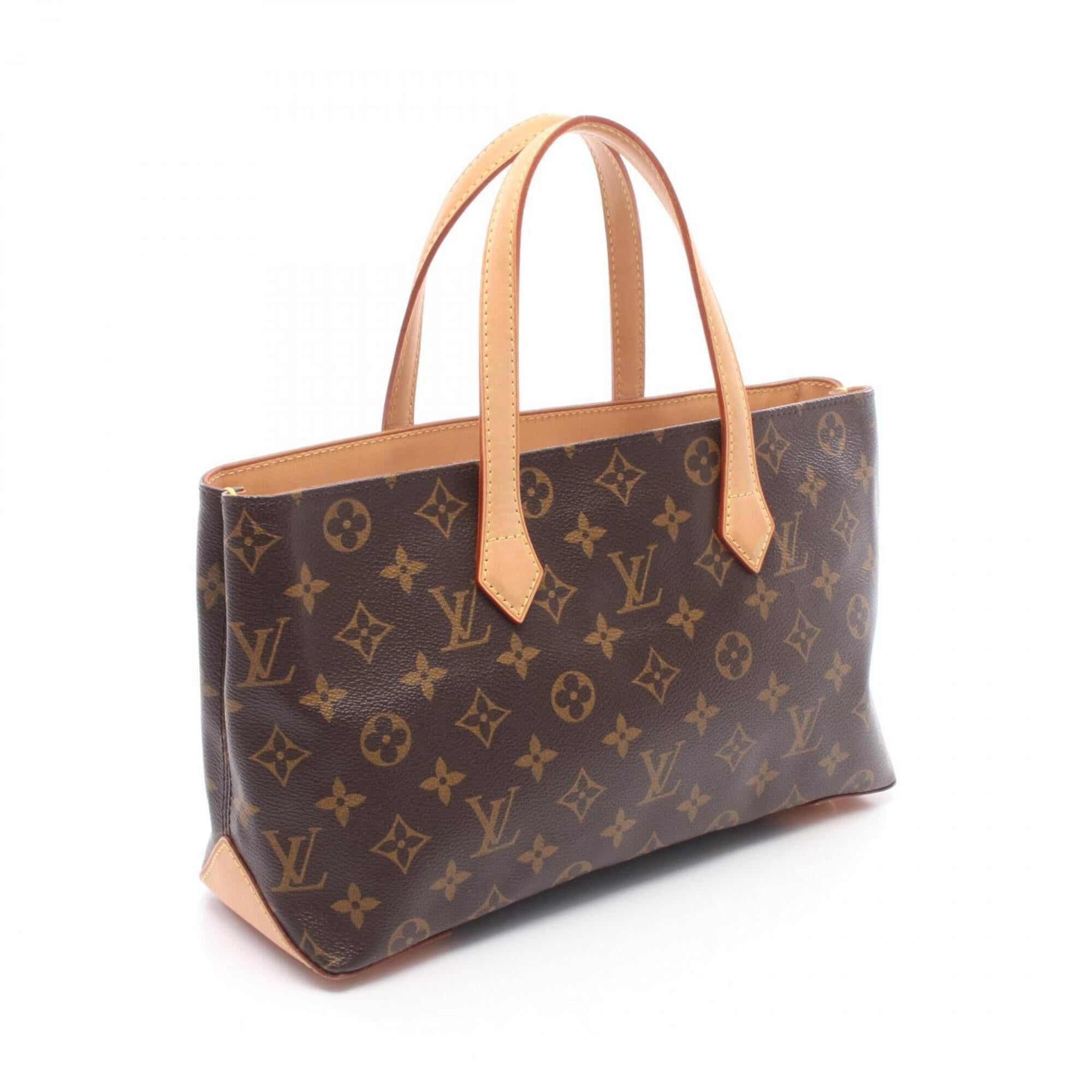 Louis Vuitton Brown Monogram Coated Canvas Leather Handbag (Pre-Owned)
