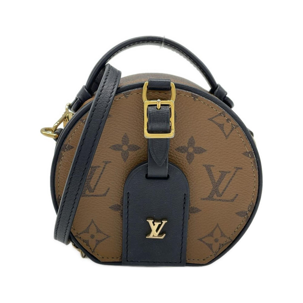 Louis Vuitton Marron Coated Canvas Shoulder Bag (Pre-Owned)