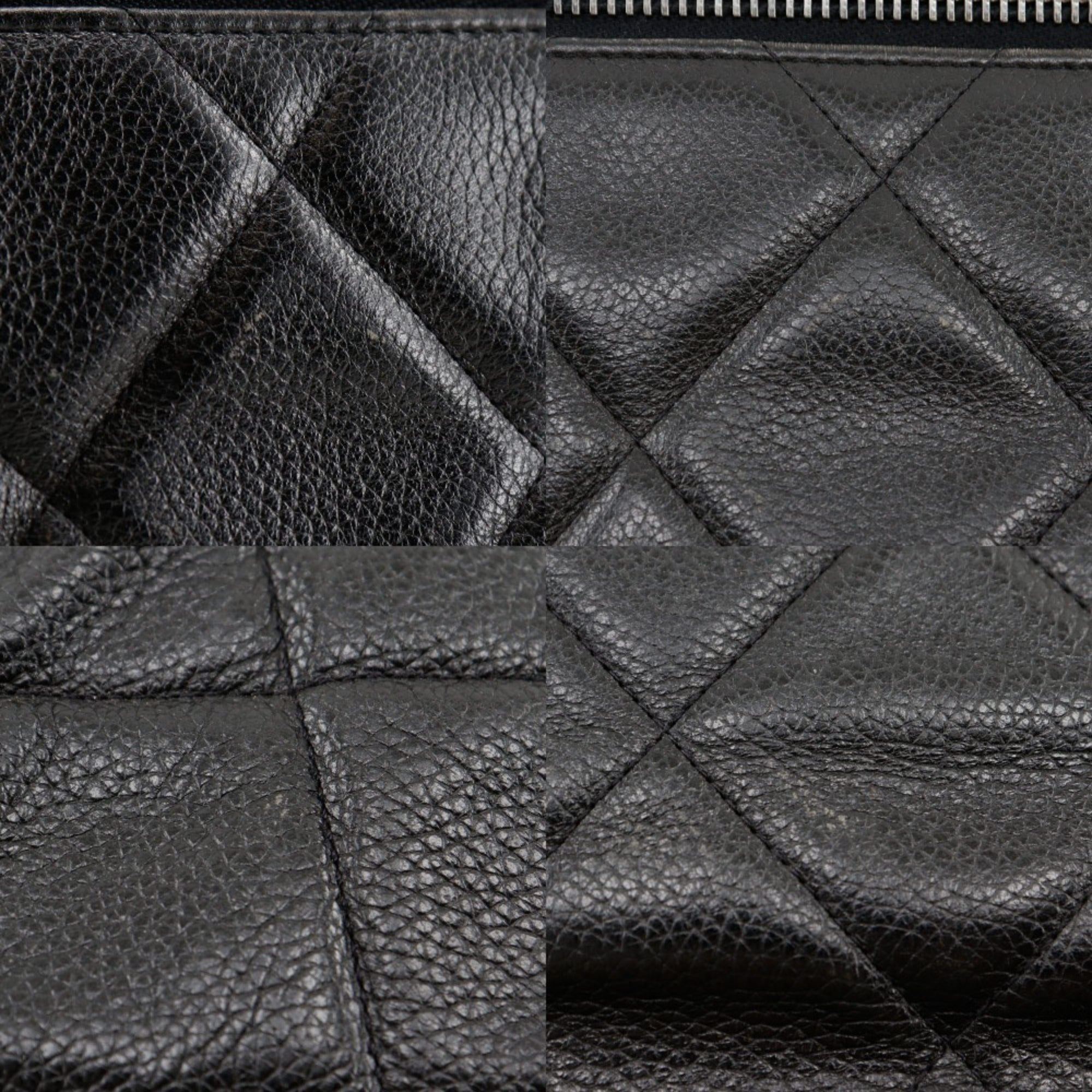 Chanel Black Leather Boston Bag (Pre-Owned)
