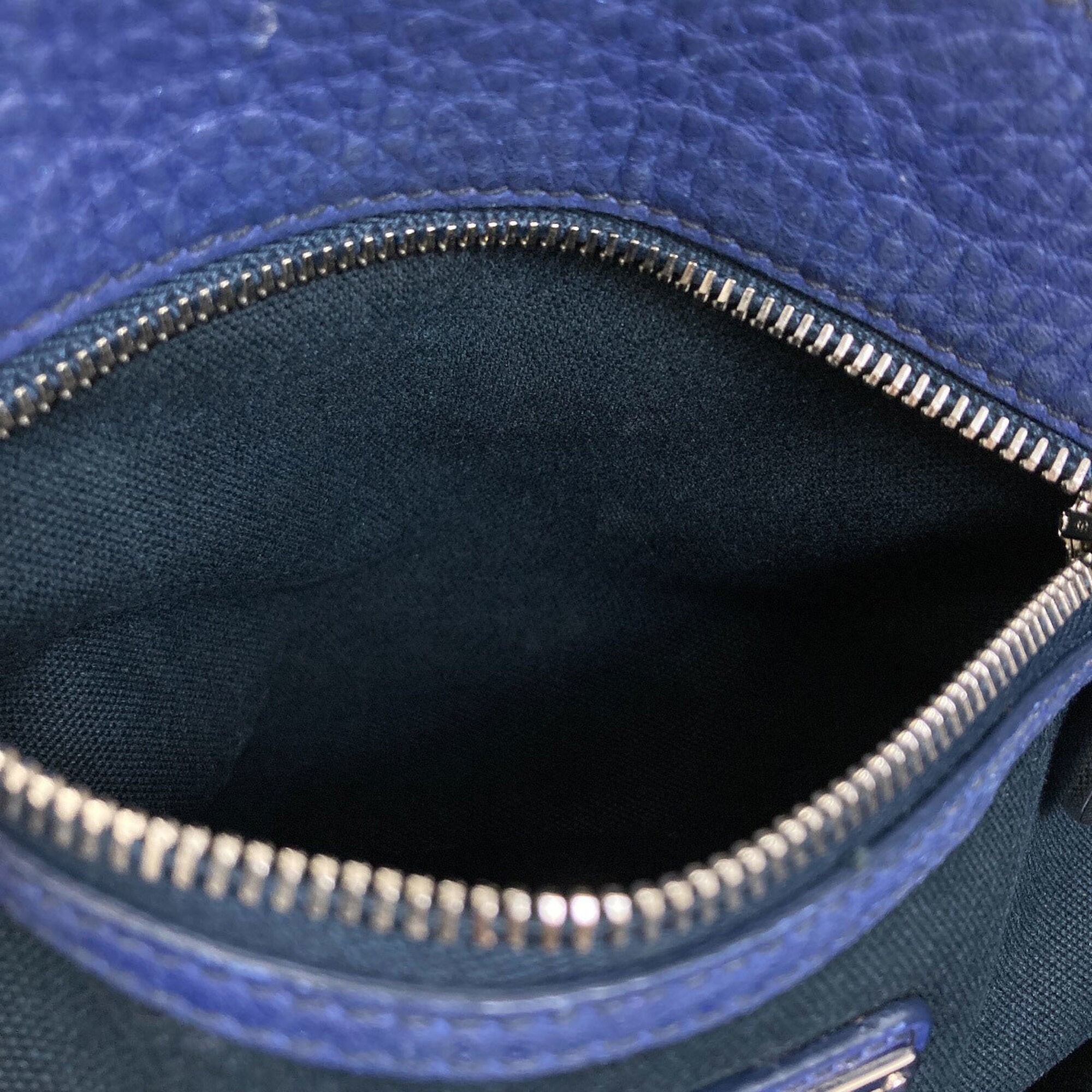 Miu Miu Blue Leather Tote Bag (Pre-Owned)