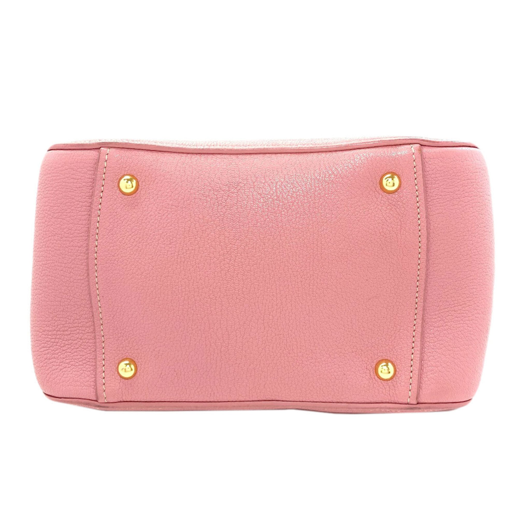 Miu Miu Pink Leather Handbag (Pre-Owned)