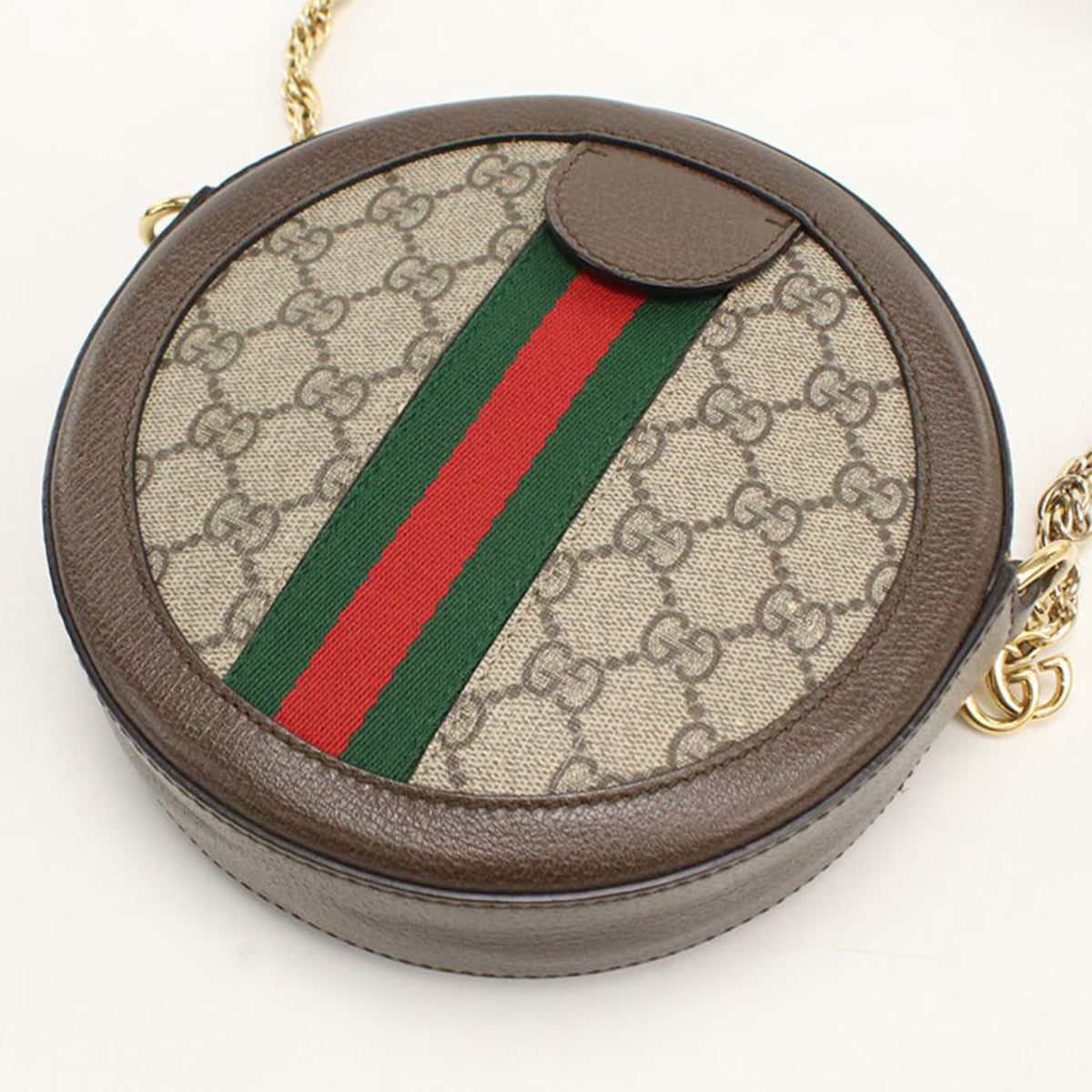 Gucci Beige Pvc Leather Shoulder Bag (Pre-Owned)