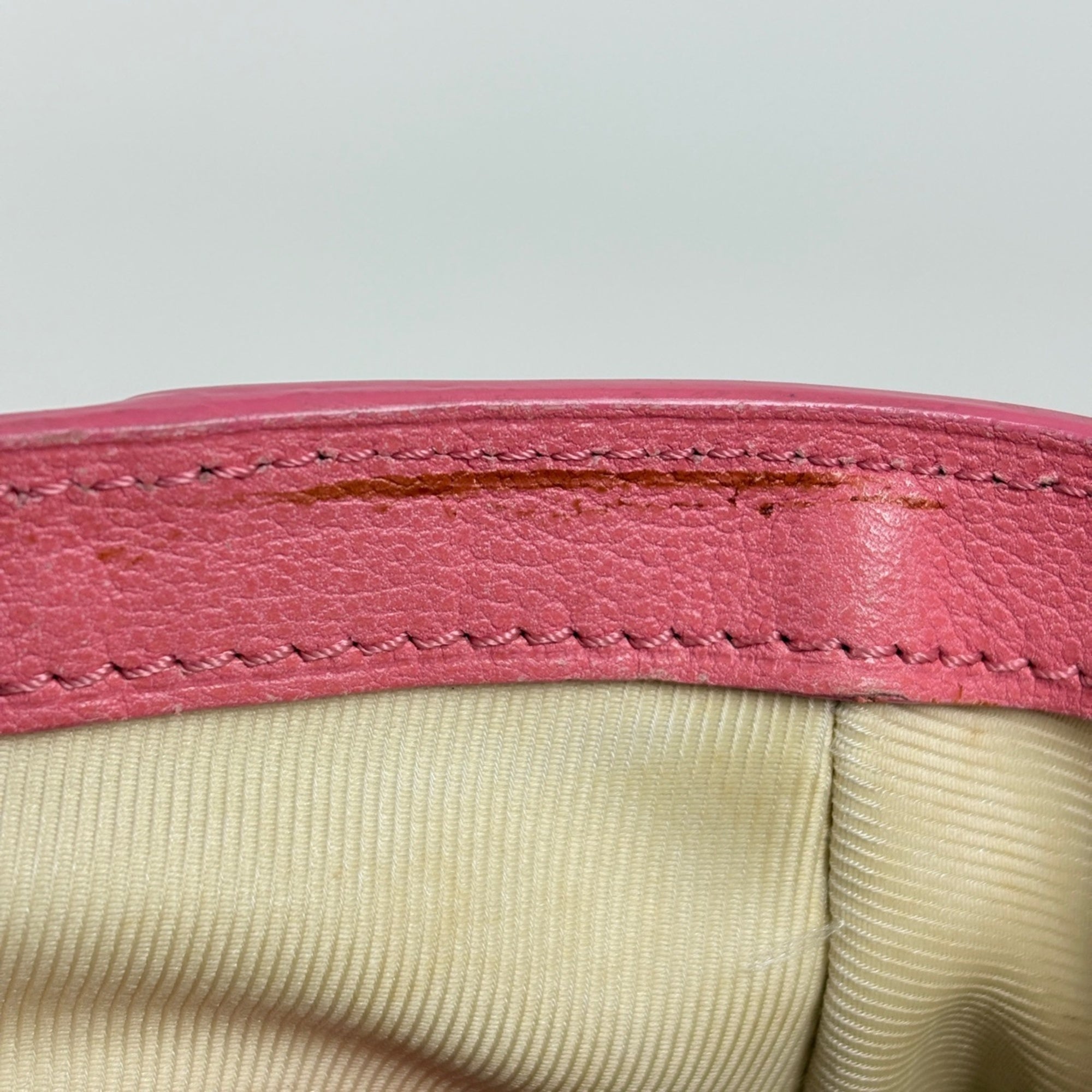 Louis Vuitton Beige Pink Monogram Monogram Handbag (Pre-Owned)