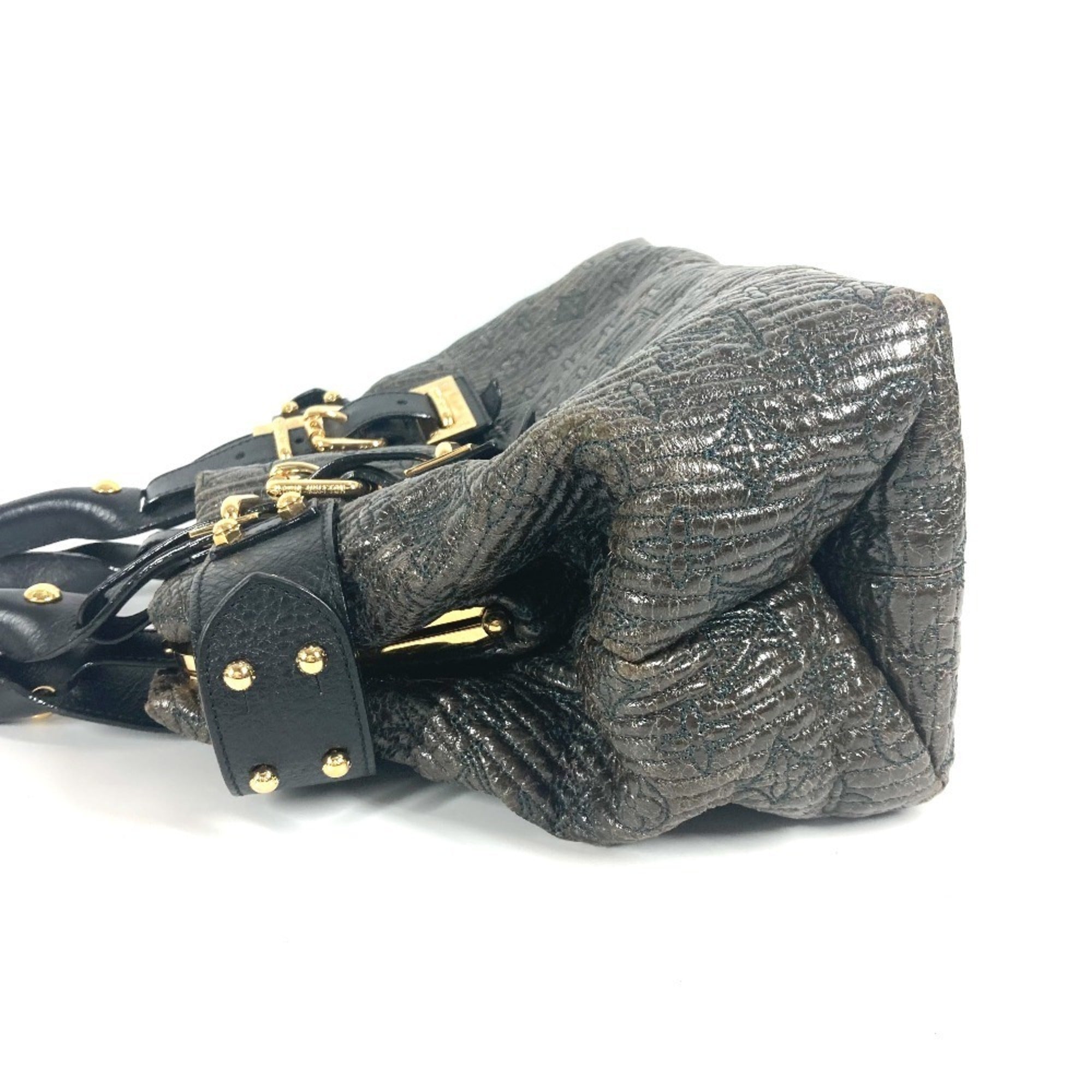 Louis Vuitton Black Noir Handbag Shoulder Bag Tote Bag (Pre-Owned)
