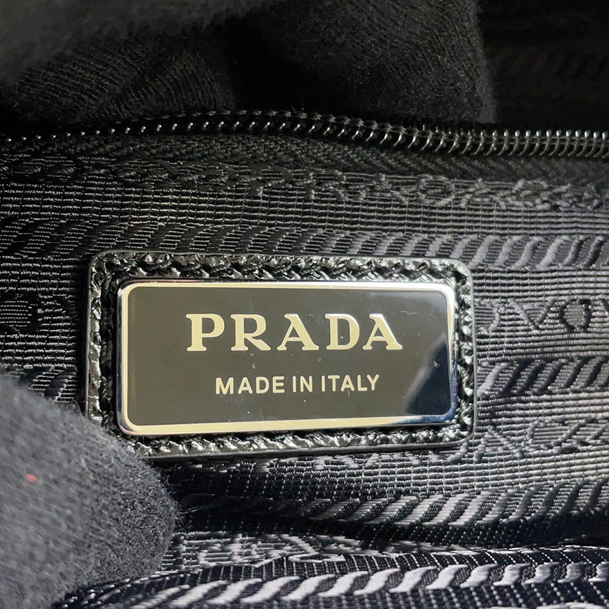 Prada Black Leather Backpack Shoulder Bag (Pre-Owned)