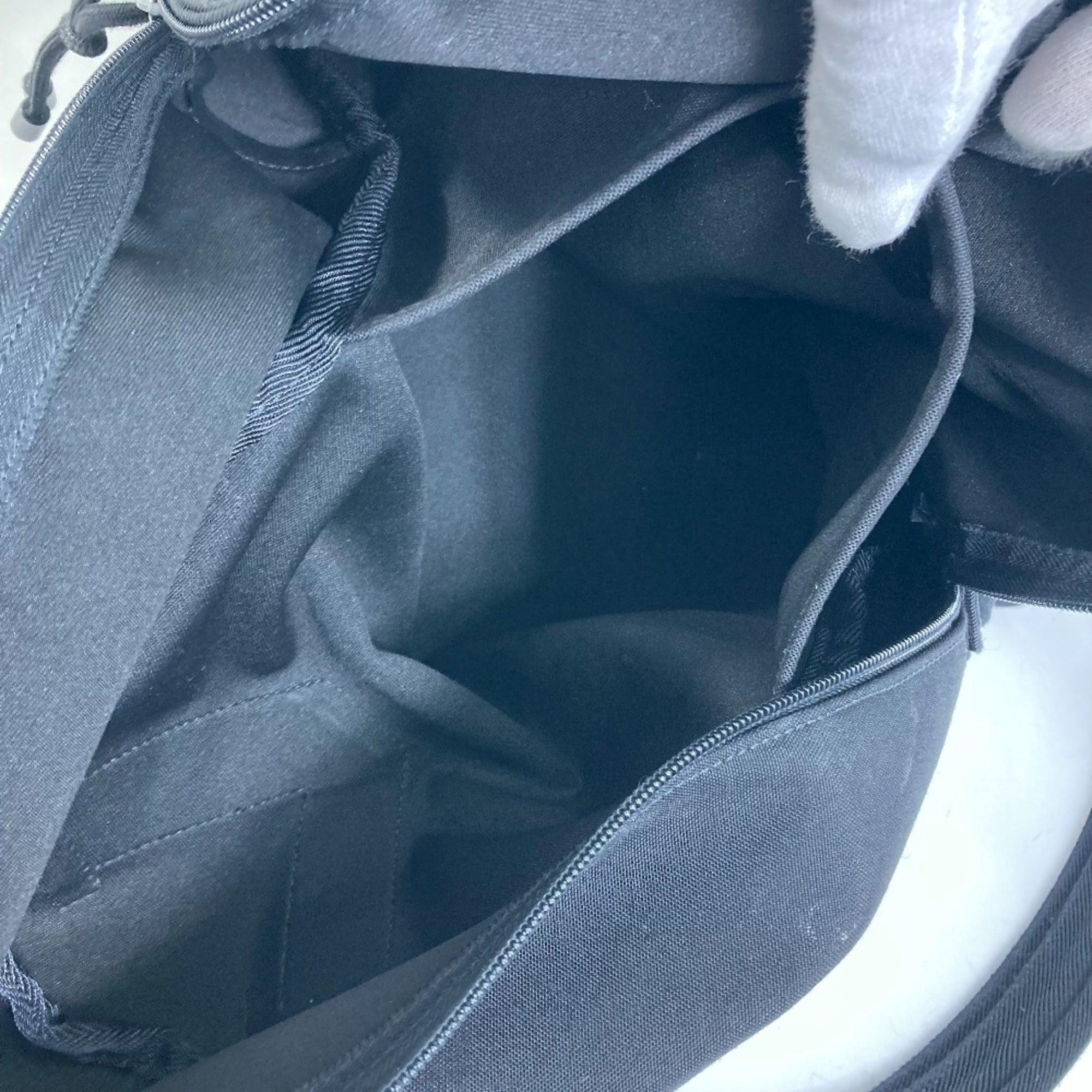 Valentino Black Cloth Backpack (Pre-Owned)