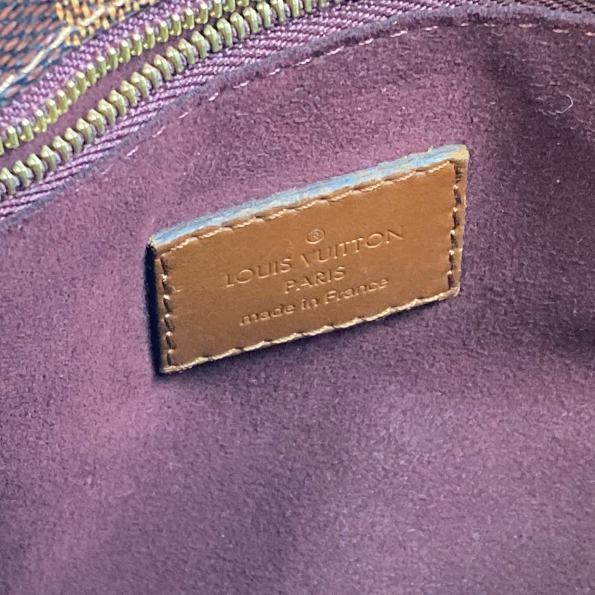 Louis Vuitton Brown Damier Canvas Handbag Tote Bag (Pre-Owned)