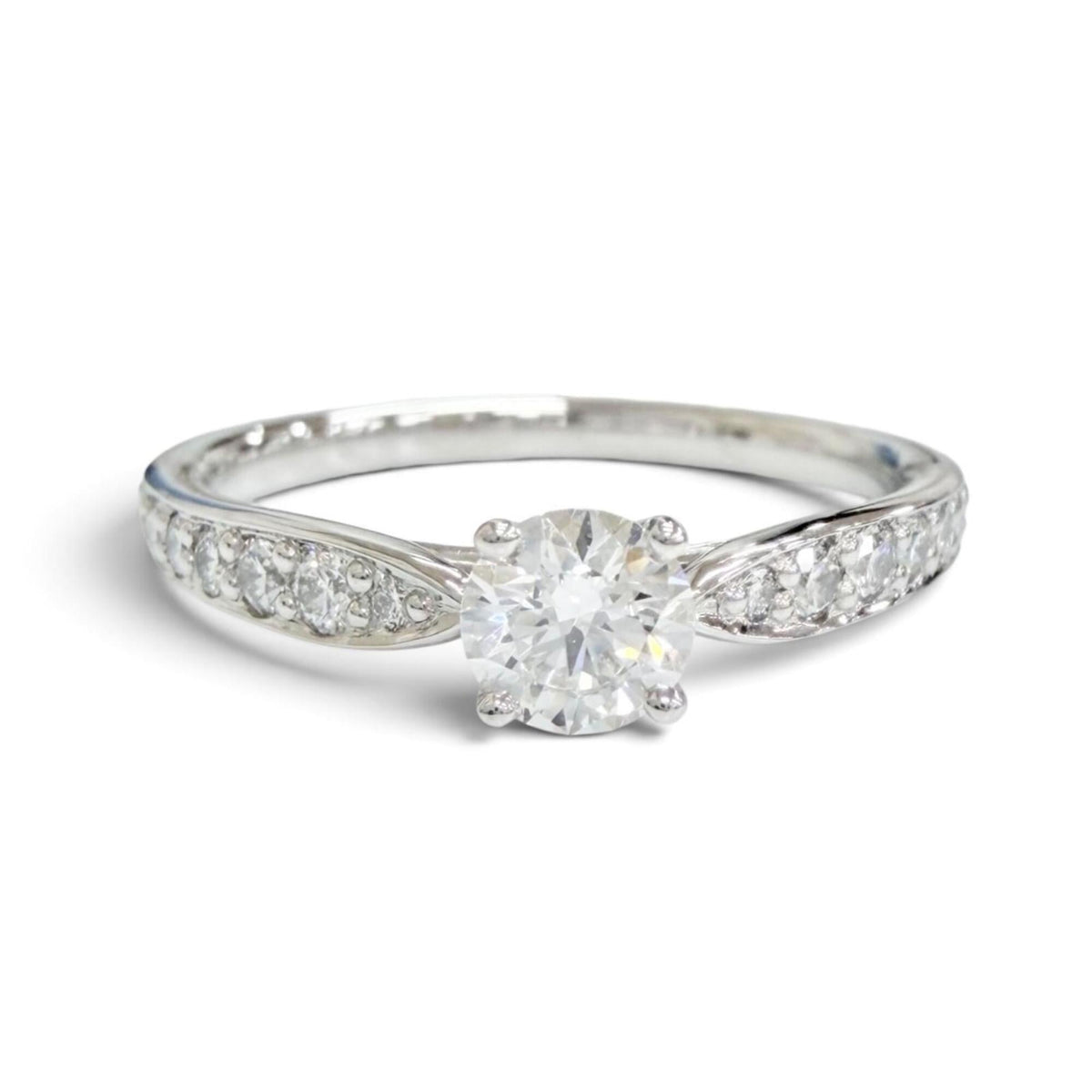 Tiffany Platinum Platinum 950 Band Ring (Pre-Owned)