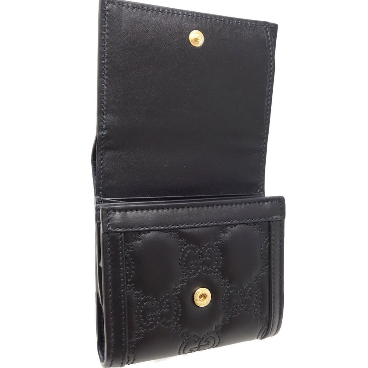 Gucci Black Leather Wallet (Bi-Fold) (Pre-Owned)