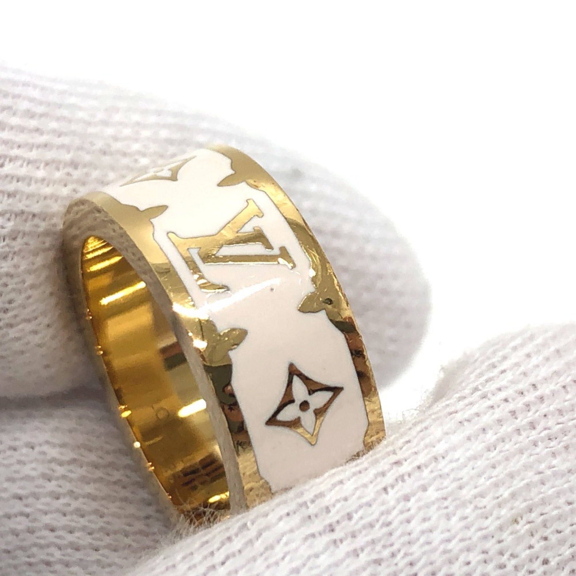 Louis Vuitton Metal Band Ring (Pre-Owned)