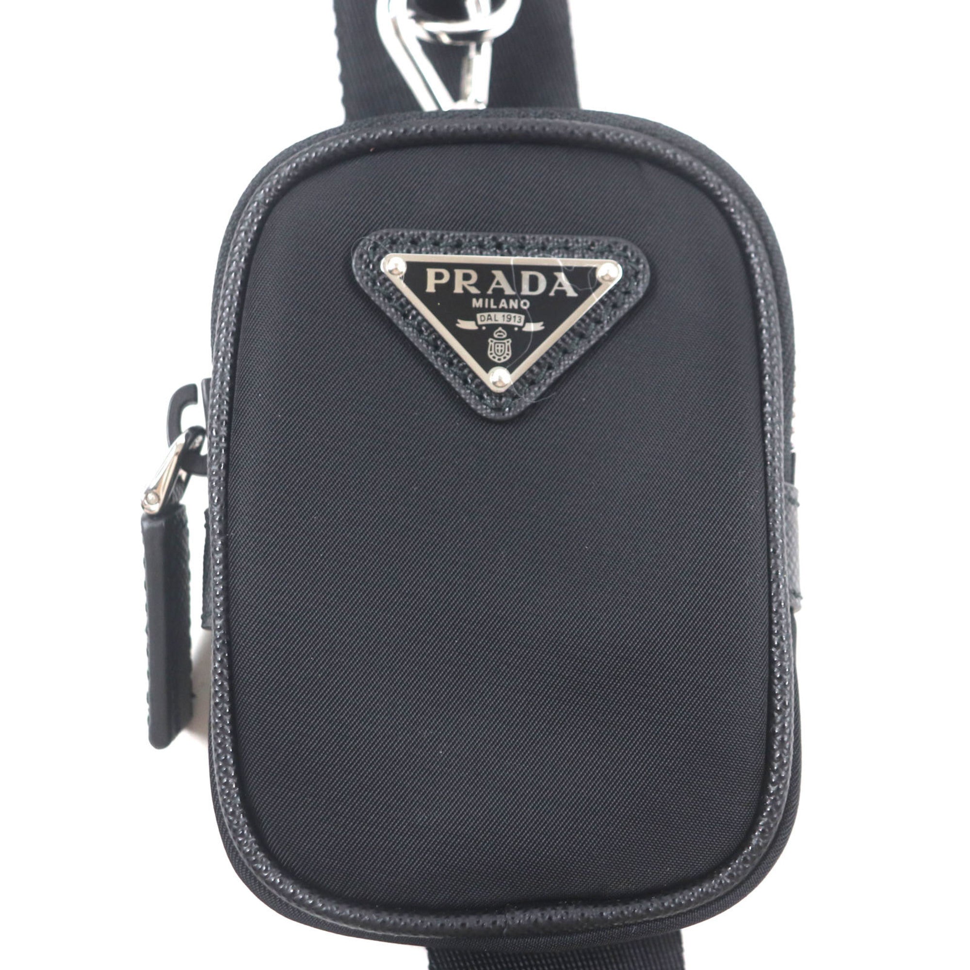 Prada Black Nylon Saffiano Shoulder Bag (Pre-Owned)