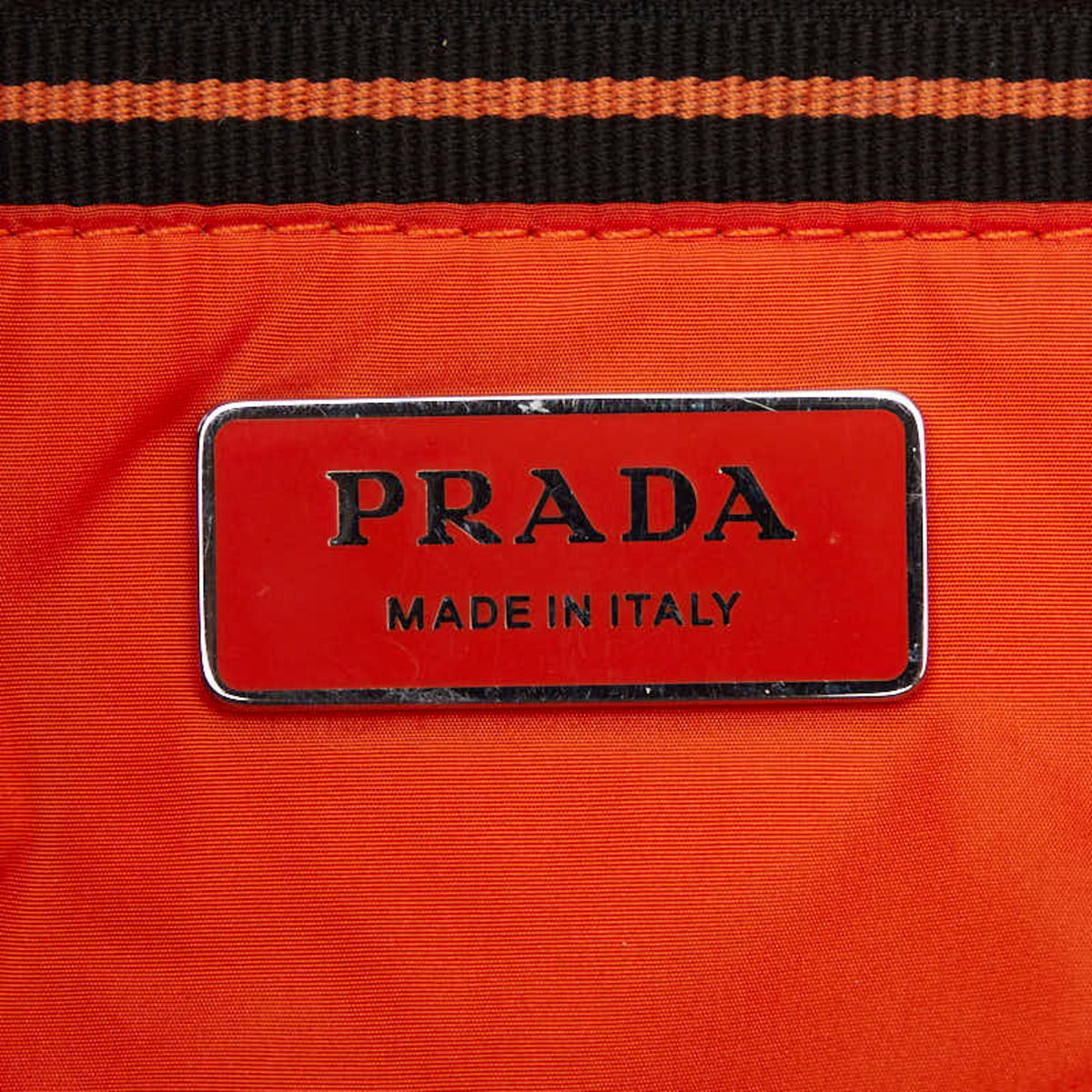 Prada Black Leather Shoulder Bag Tote Bag (Pre-Owned)