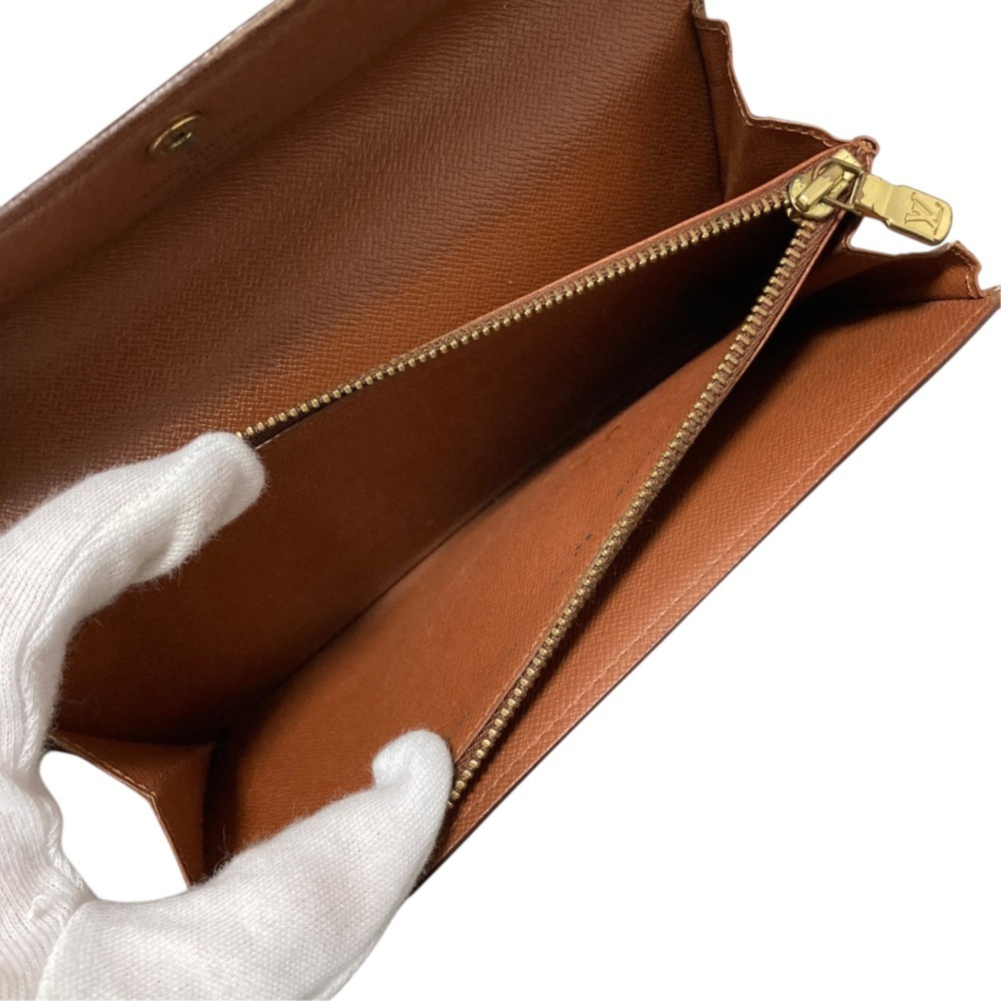 Louis Vuitton Brown Monogram Monogram Long Wallet (Bi-Fold) (Pre-Owned)
