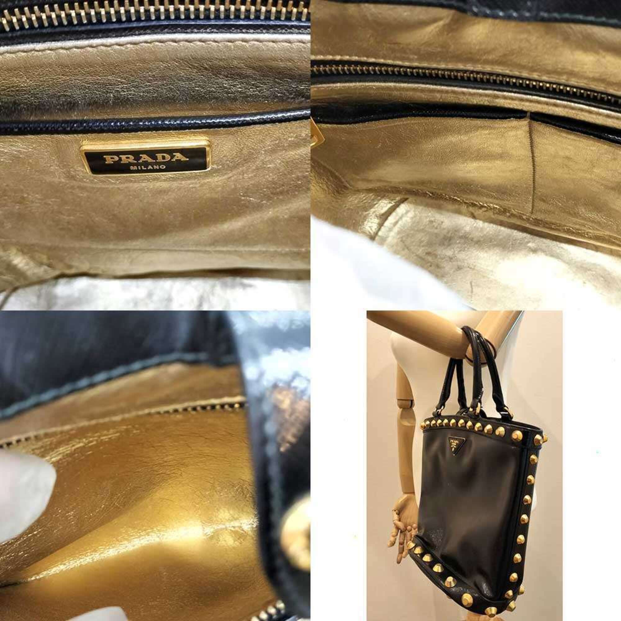 Prada Black Saffiano Handbag Tote Bag (Pre-Owned)