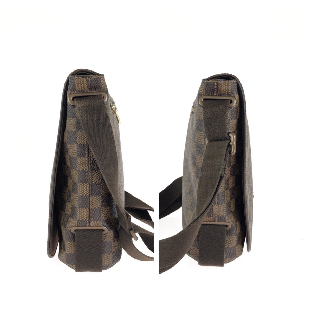 Louis Vuitton Damier Brown Pvc Messenger Bag Shoulder Bag (Pre-Owned)