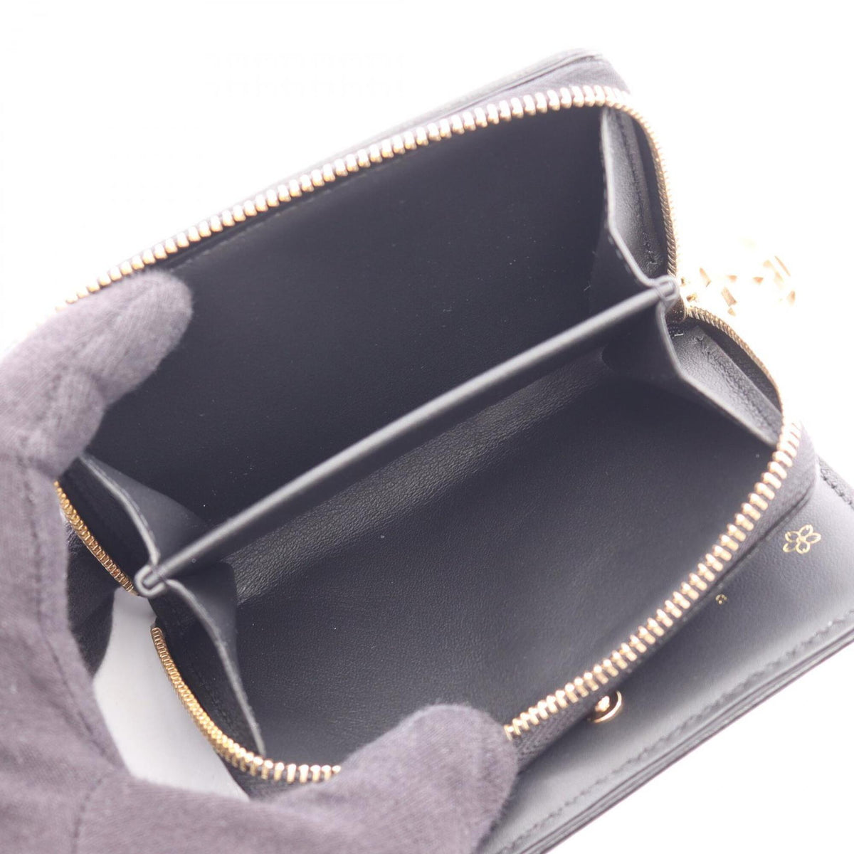 Louis Vuitton Black Multi-Color Leather Wallet (Bi-Fold) (Pre-Owned)