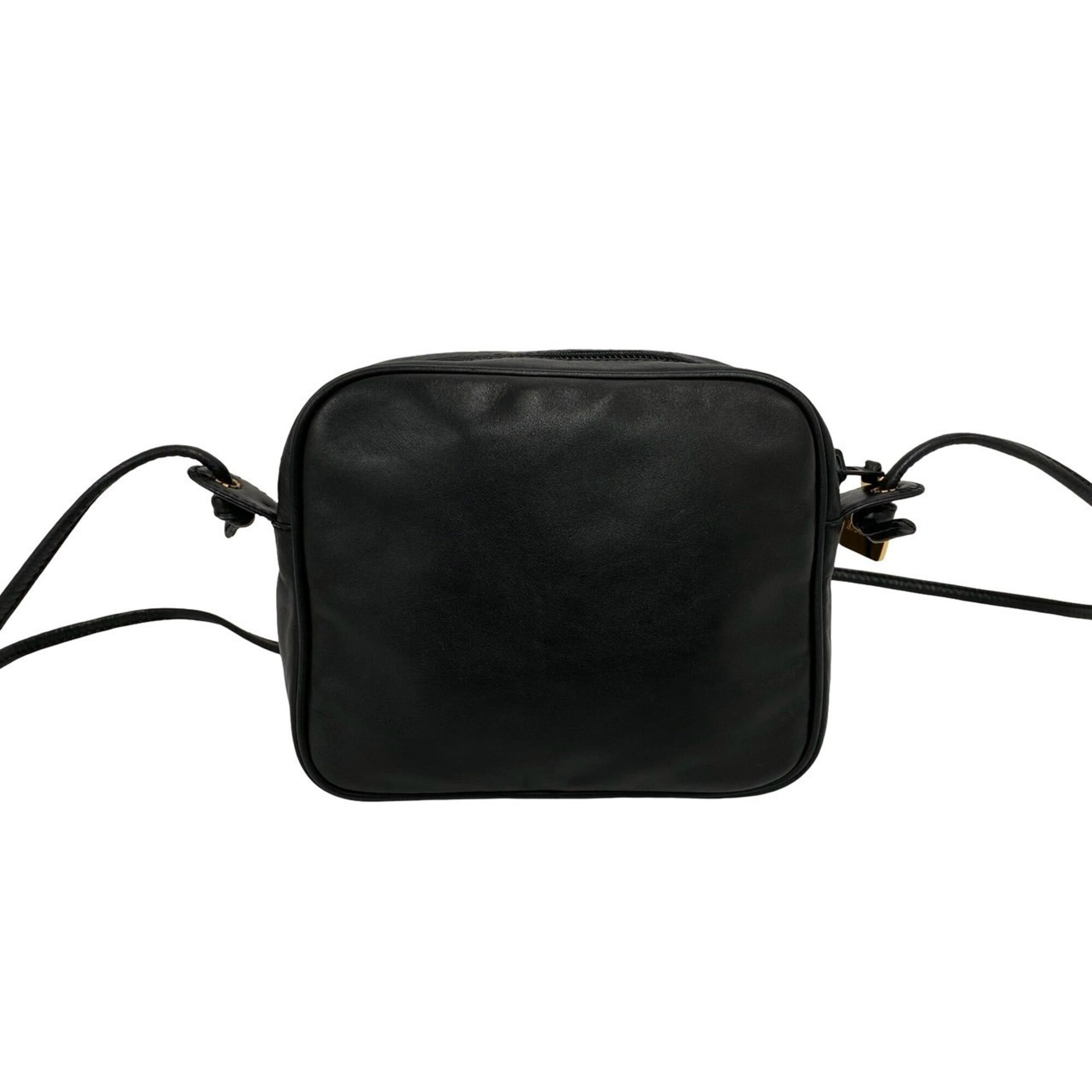 Loewe Black Leather Pochette Shoulder Bag (Pre-Owned)