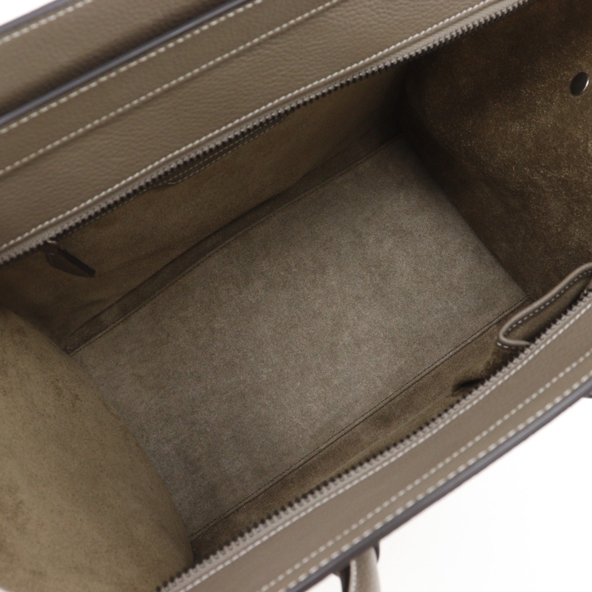 Celine Gray Leather Handbag (Pre-Owned)
