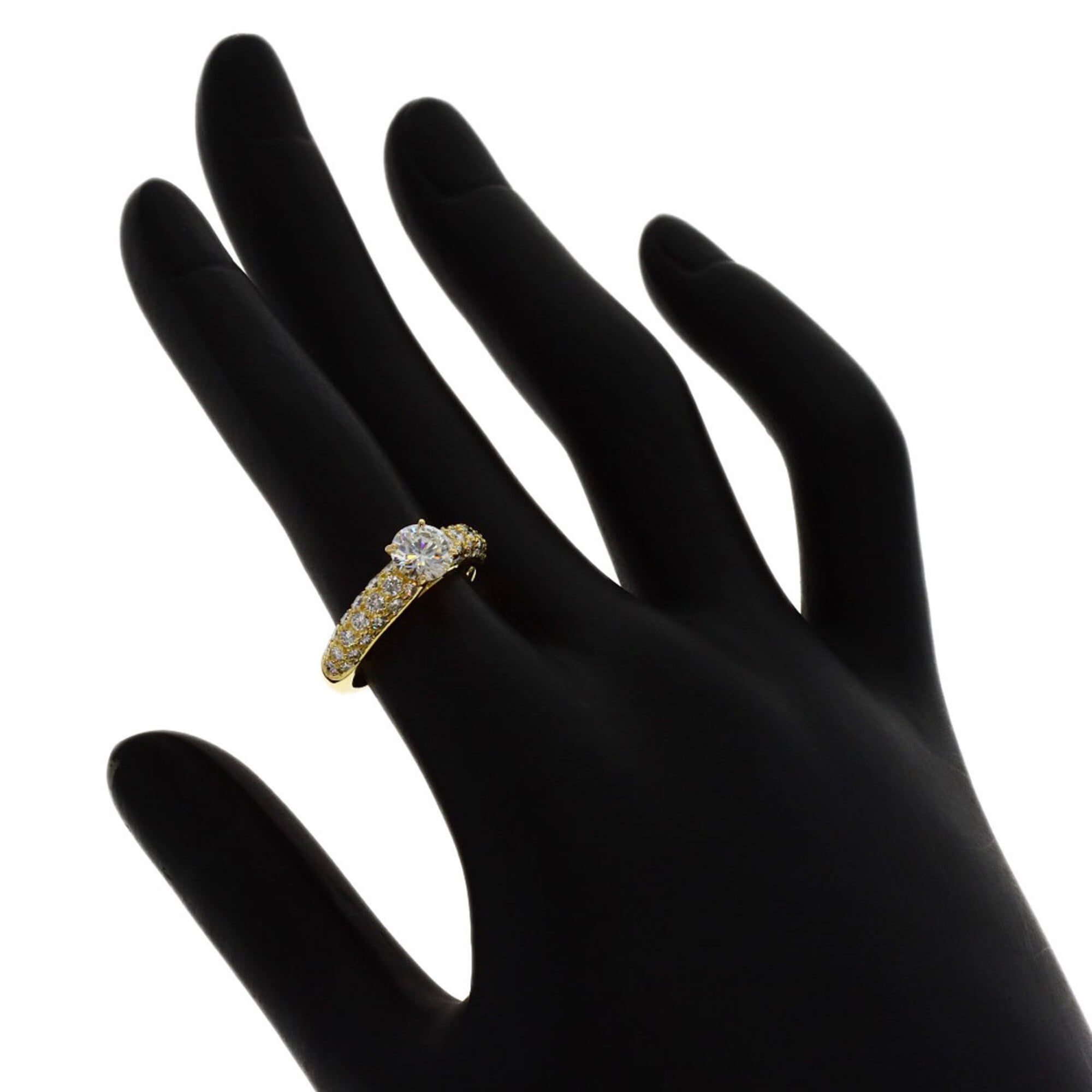 Van Cleef & Arpels Yellow Gold Yellow Gold Band Ring (Pre-Owned)