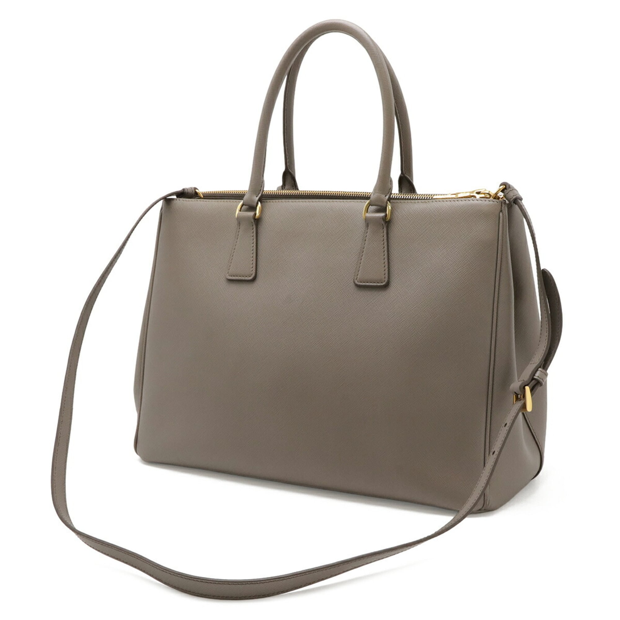 Prada Saffiano Leather Handbag Shoulder Bag (Pre-Owned)