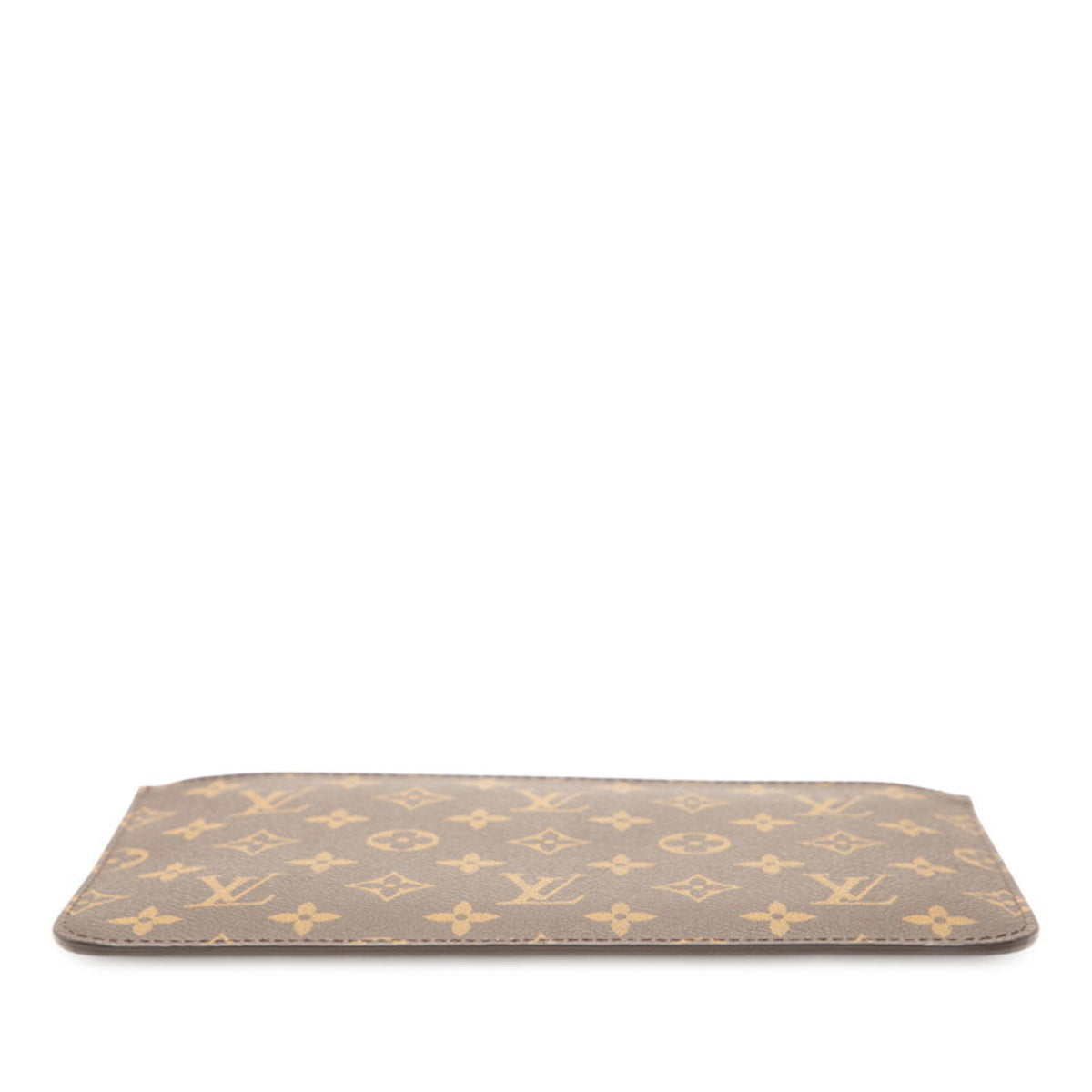 Louis Vuitton Brown Red Color Pvc Pouch (Pre-Owned)