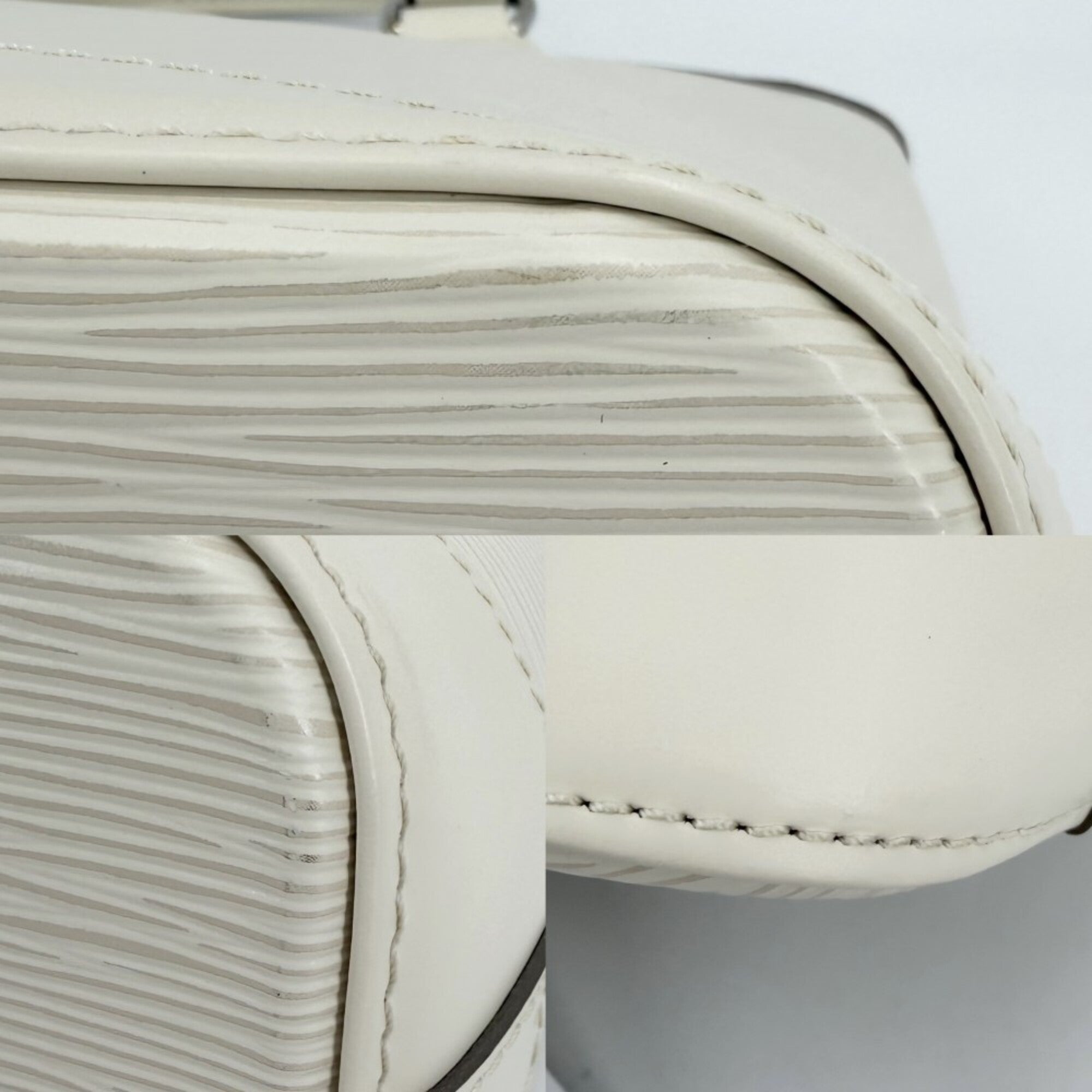 Louis Vuitton Epi Ivory Epi Leather Handbag Tote Bag (Pre-Owned)
