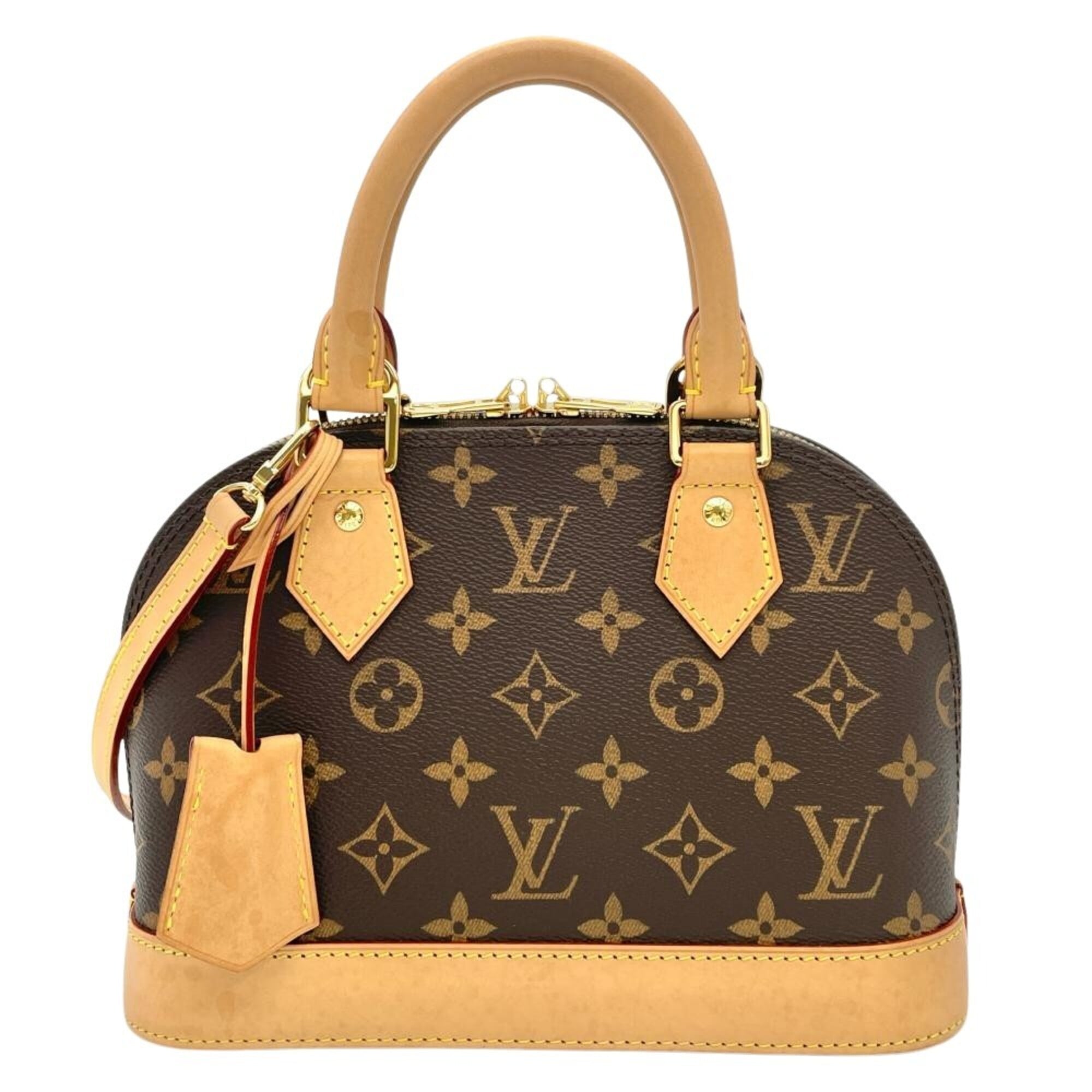 Louis Vuitton Brown Monogram Canvas Handbag (Pre-Owned)